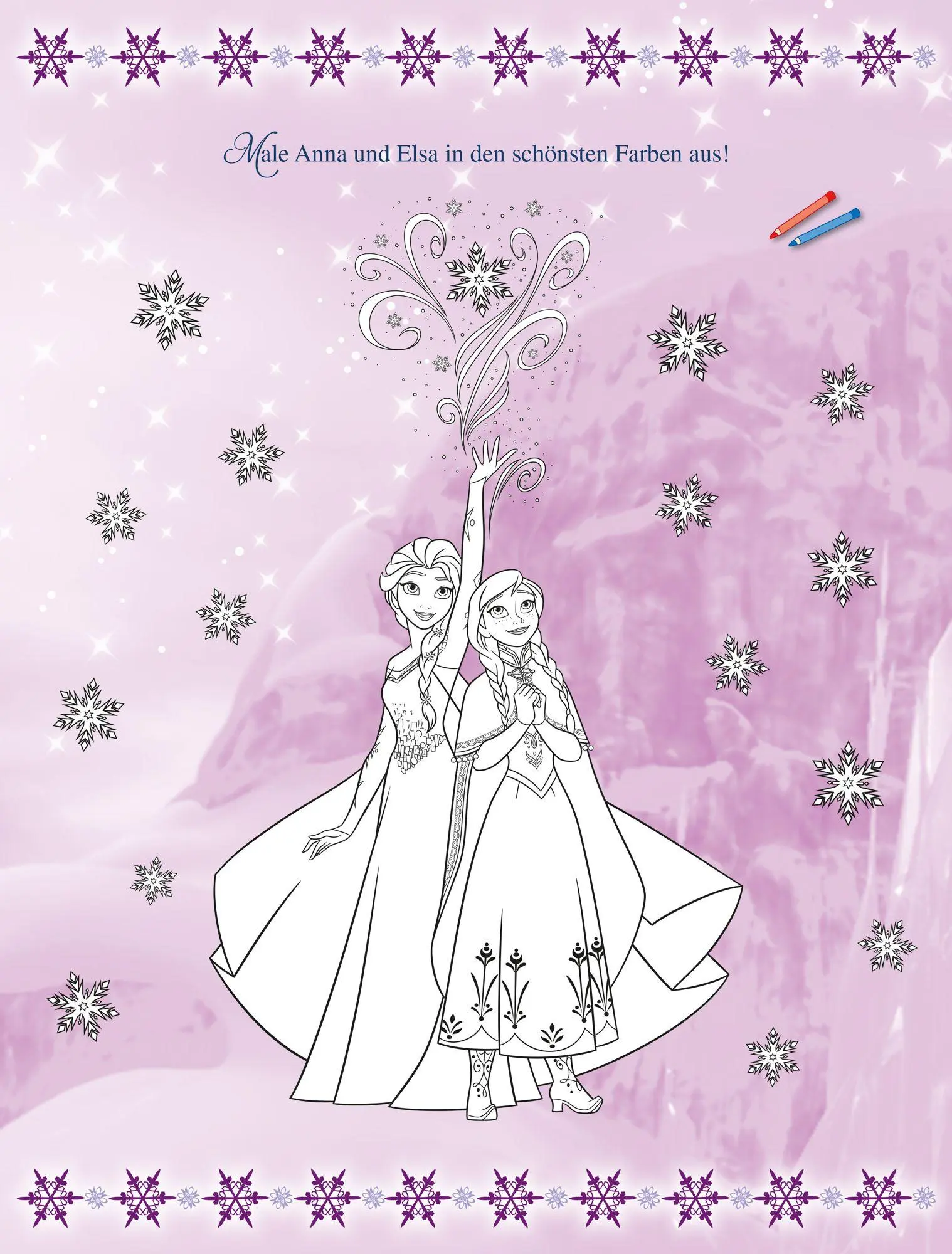 Bild: 9783833245930 | Disney Die Eiskönigin: Mein zauberhafter Kreativblock | Panini | Buch