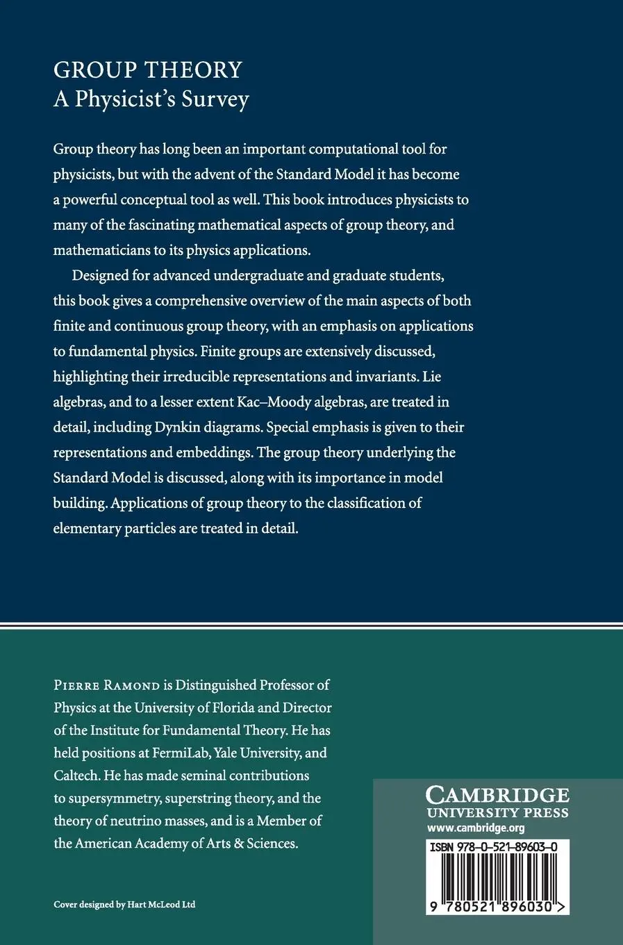 Rückseite: 9780521896030 | Group Theory | Pierre Ramond | Buch | Englisch | 2015