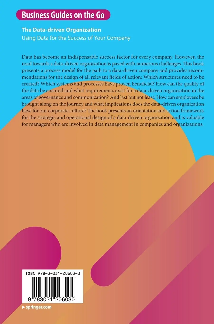 Rückseite: 9783031206030 | The Data-driven Organization | Jonas Rashedi | Buch | xiv | Englisch