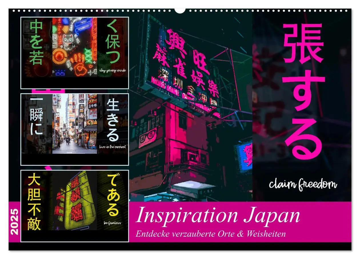 Cover: 9783435086030 | Inspiration Japan (Wandkalender 2025 DIN A2 quer), CALVENDO...