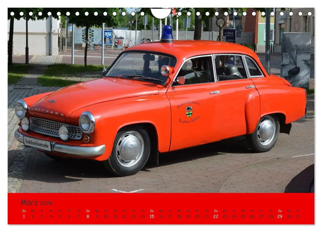 Bild: 9783457316030 | DDR Feuerwehr Klassiker (Wandkalender 2026 DIN A4 quer), CALVENDO...