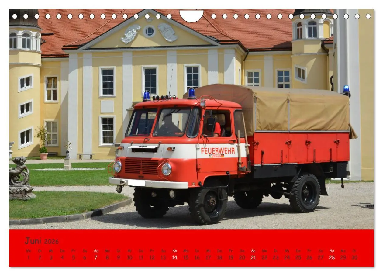 Bild: 9783457316030 | DDR Feuerwehr Klassiker (Wandkalender 2026 DIN A4 quer), CALVENDO...