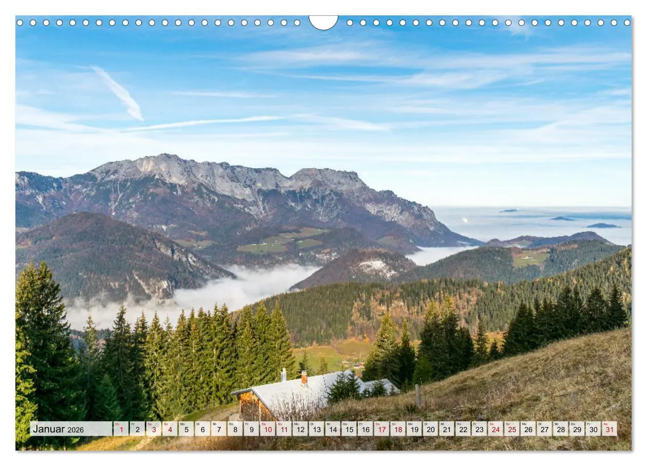 Bild: 9783457936030 | Wanderparadies Bayerische Alpen (Wandkalender 2026 DIN A3 quer),...