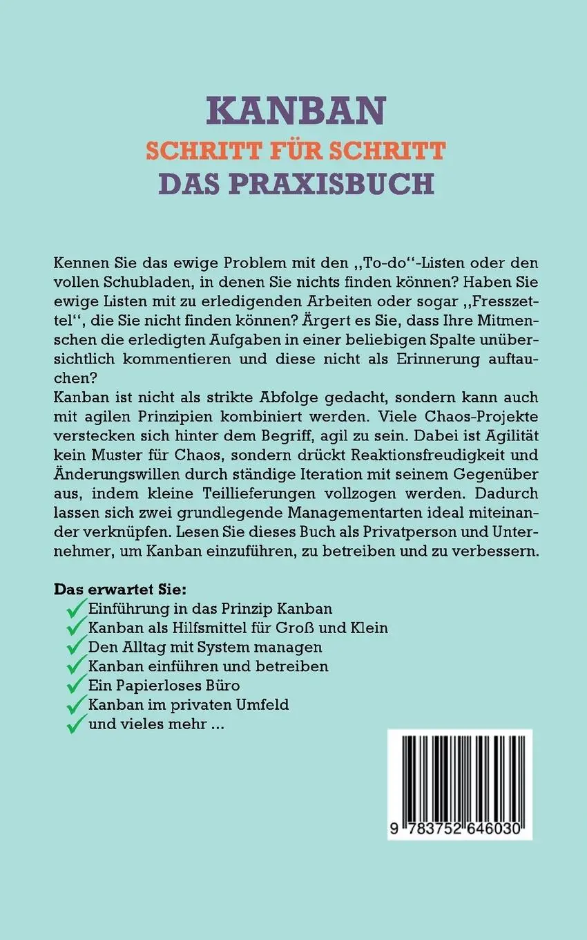 Rückseite: 9783752646030 | KANBAN Schritt für Schritt - Das Praxisbuch | Martin Höller | Buch