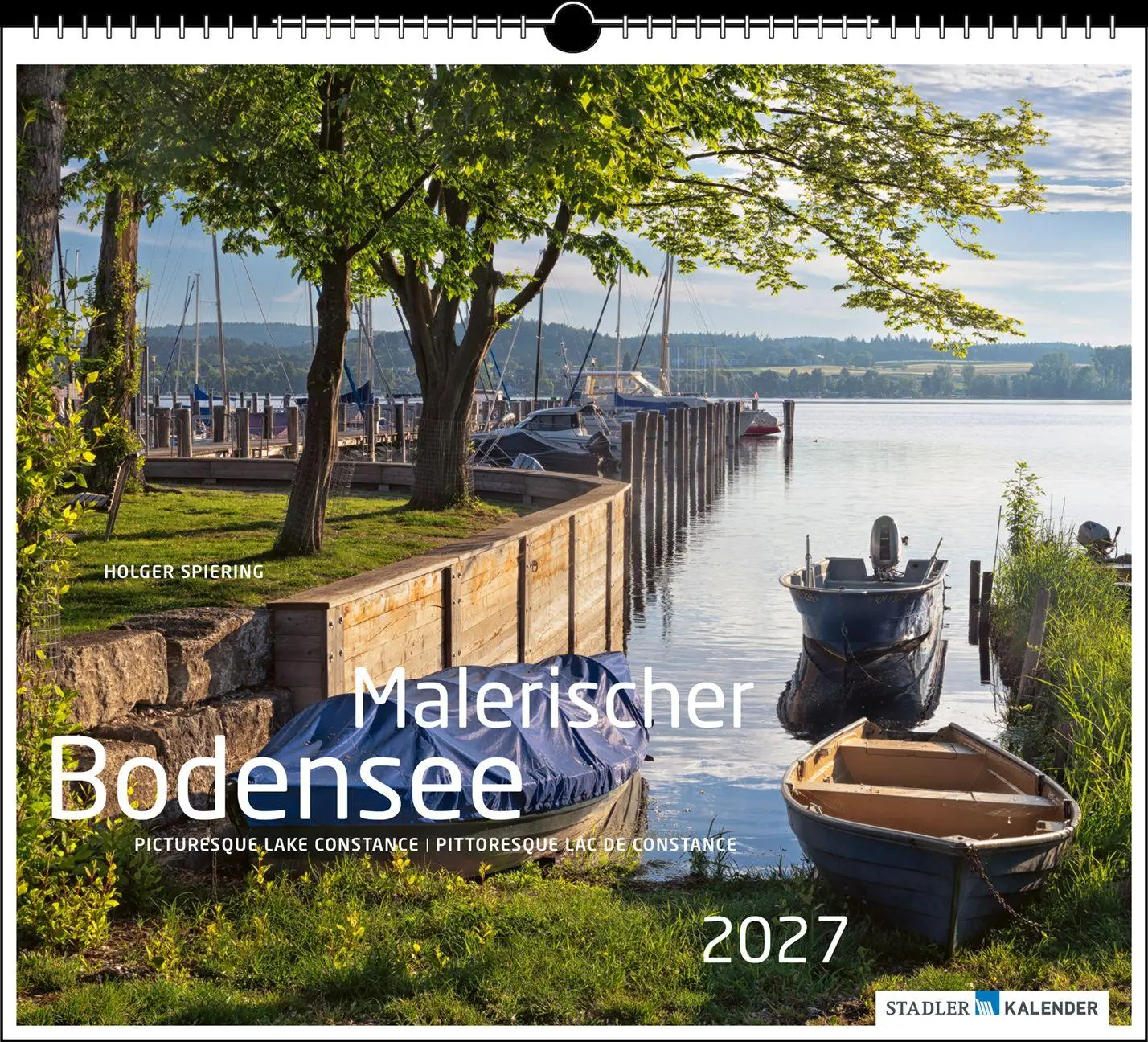 Cover: 9783861926030 | Malerischer Bodensee 2027 | Holger Spiering | Kalender | Spiralbindung