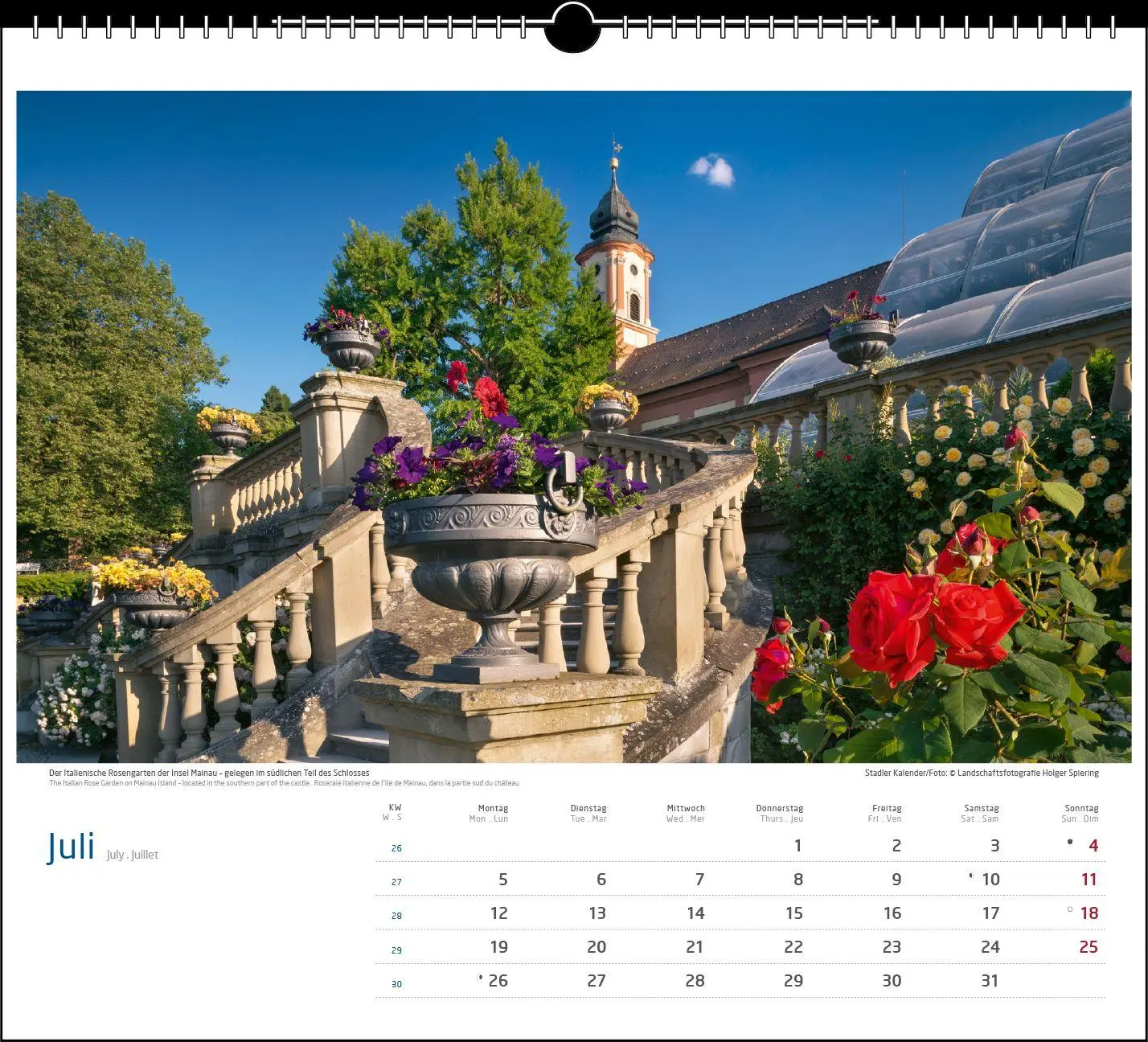 Bild: 9783861926030 | Malerischer Bodensee 2027 | Holger Spiering | Kalender | Spiralbindung