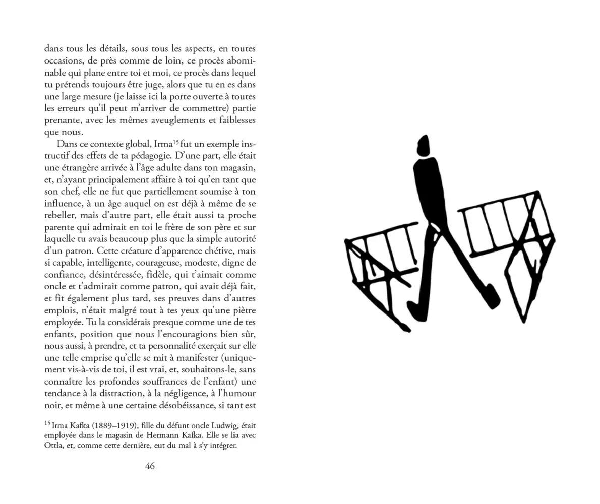 Bild: 9783899196030 | Lettre au père | Franz Kafka | Buch | Mit Lesebändchen | Französisch