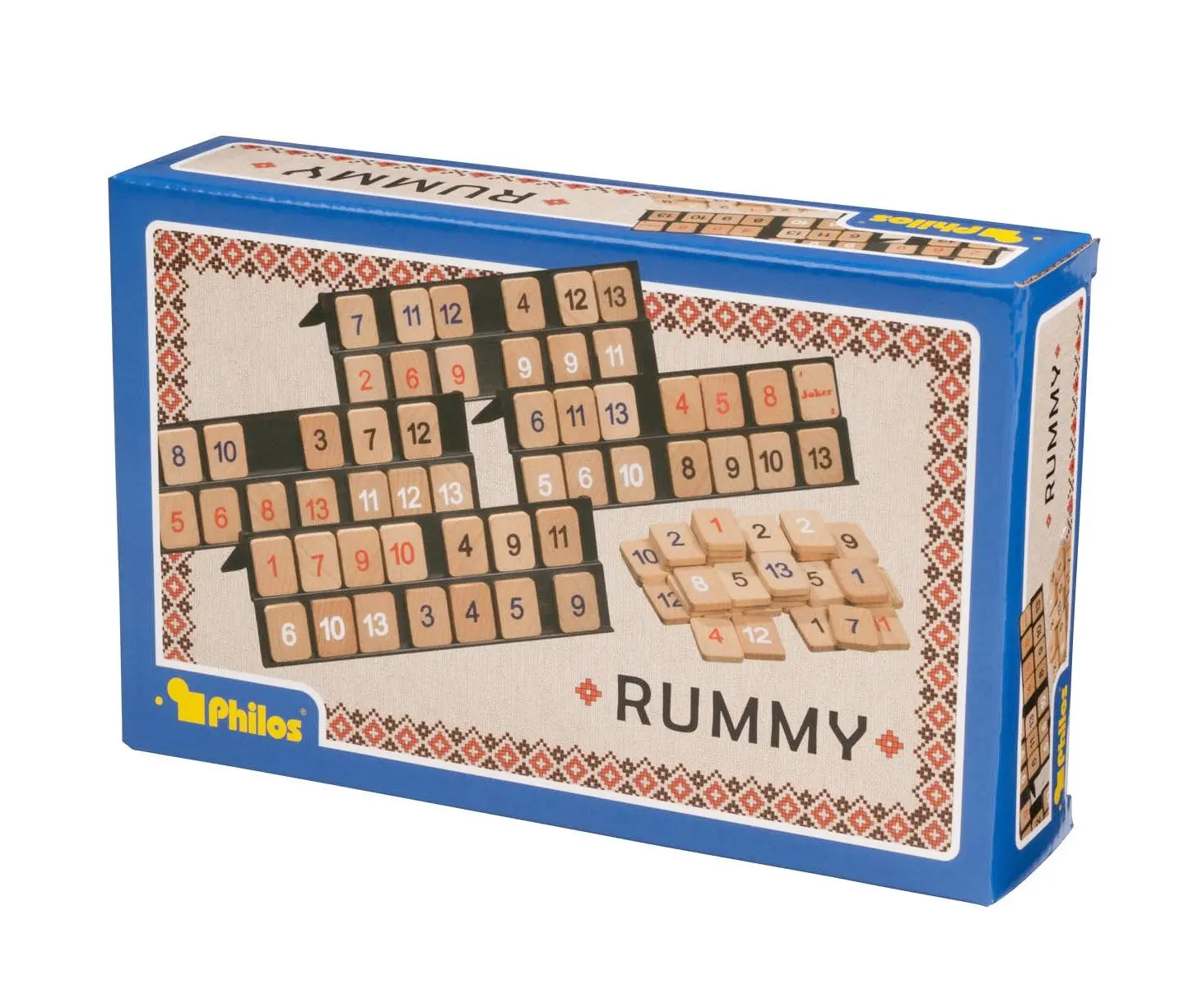 Cover: 4014156036130 | Philos 3613 - Rummy, Reisespiel, Holz/Kunststoff, ca. 20x13x5cm | 2023