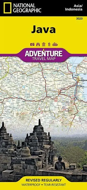 Cover: 9781566956130 | Java Map [Indonesia] | National Geographic Maps | (Land-)Karte | 2019