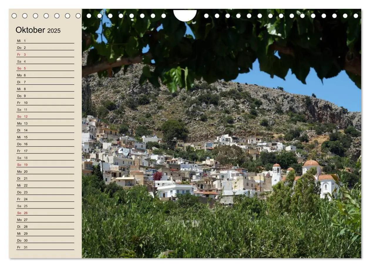 Bild: 9783435526130 | Großer Grieche Kreta (Wandkalender 2025 DIN A4 quer), CALVENDO...