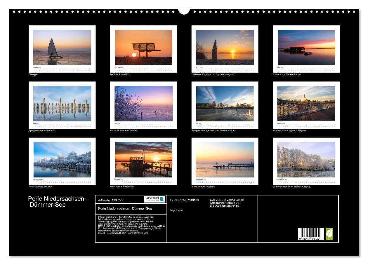 Bild: 9783457546130 | Perle Niedersachsen - Dümmer-See (Wandkalender 2026 DIN A2 quer),...