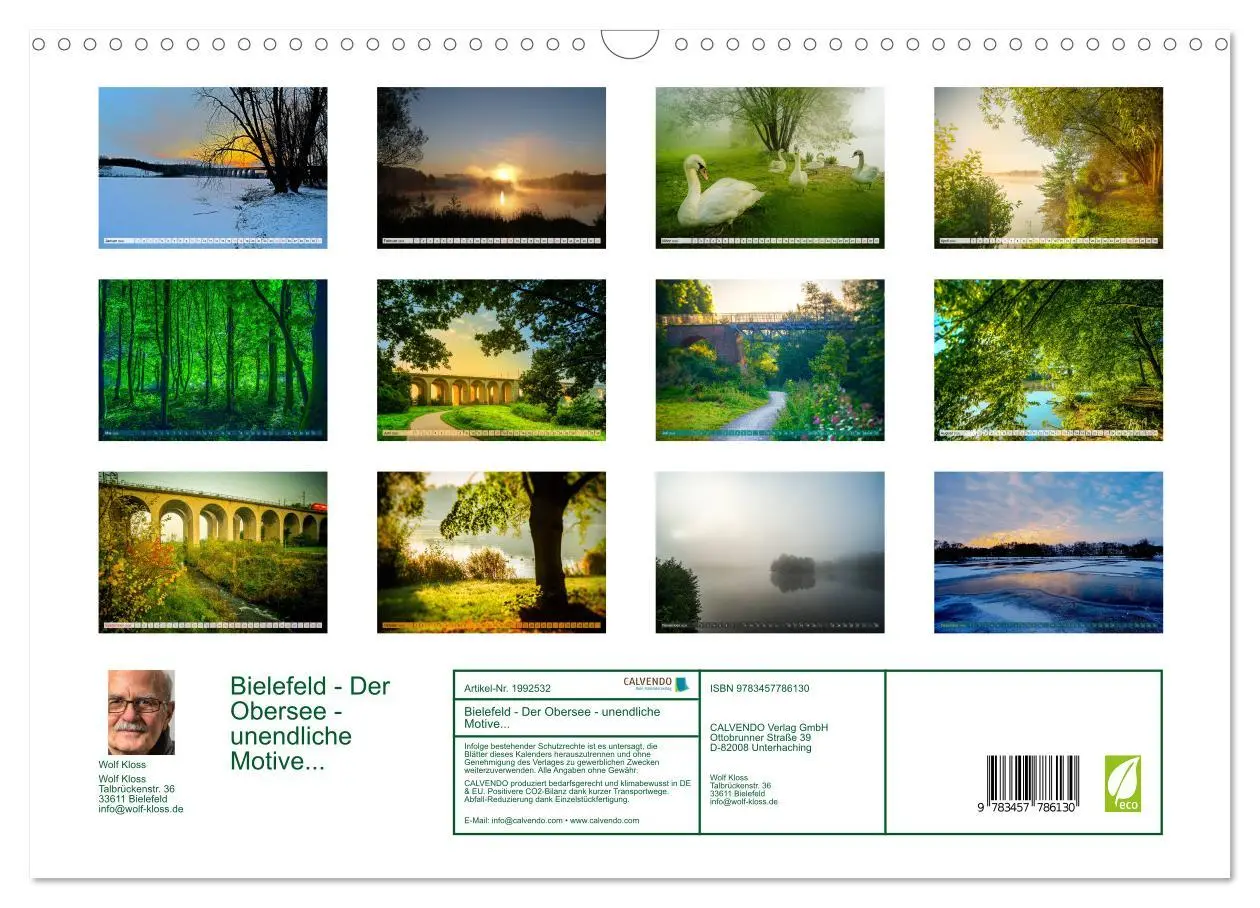 Bild: 9783457786130 | Bielefeld - Der Obersee - unendliche Motive... (Wandkalender 2026...
