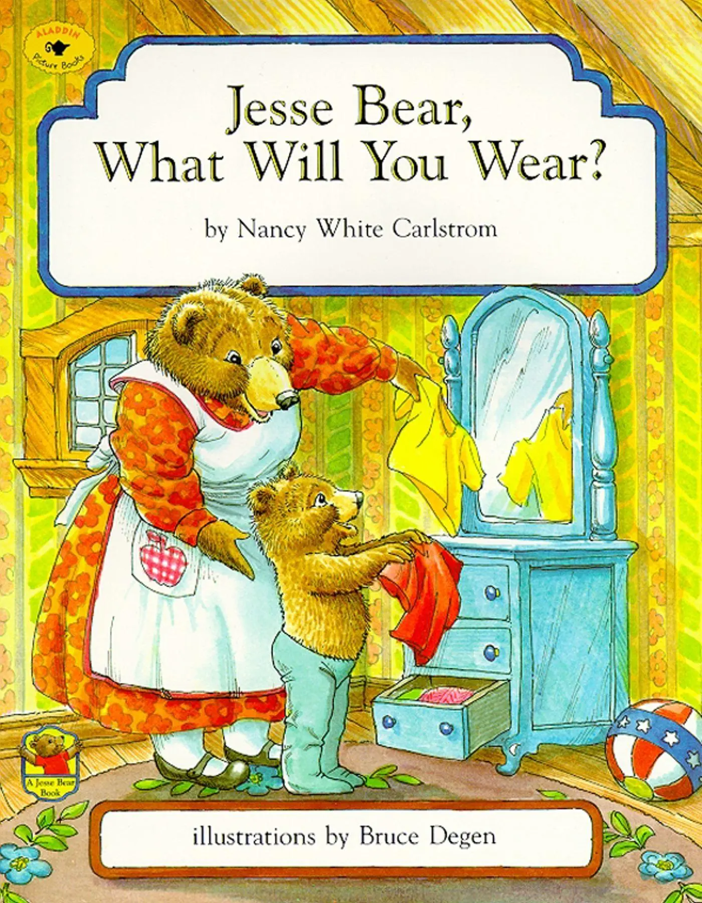 Cover: 9780689806230 | Jesse Bear, What Will You Wear? | Nancy White Carlstrom | Taschenbuch