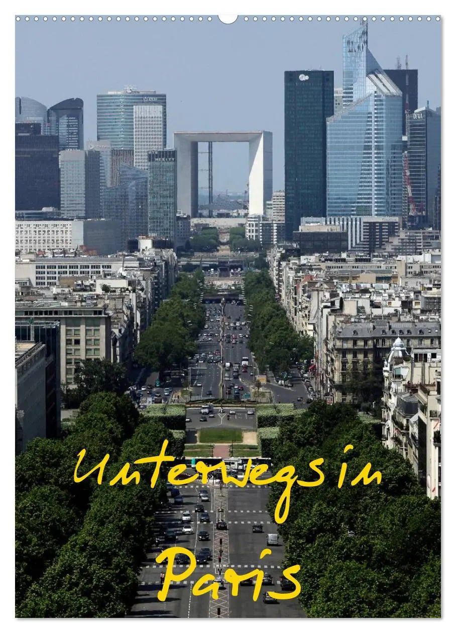 Cover: 9783516486230 | Unterwegs in Paris (Wandkalender 2026 DIN A2 hoch), CALVENDO...