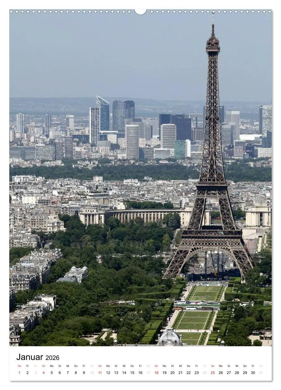 Bild: 9783516486230 | Unterwegs in Paris (Wandkalender 2026 DIN A2 hoch), CALVENDO...