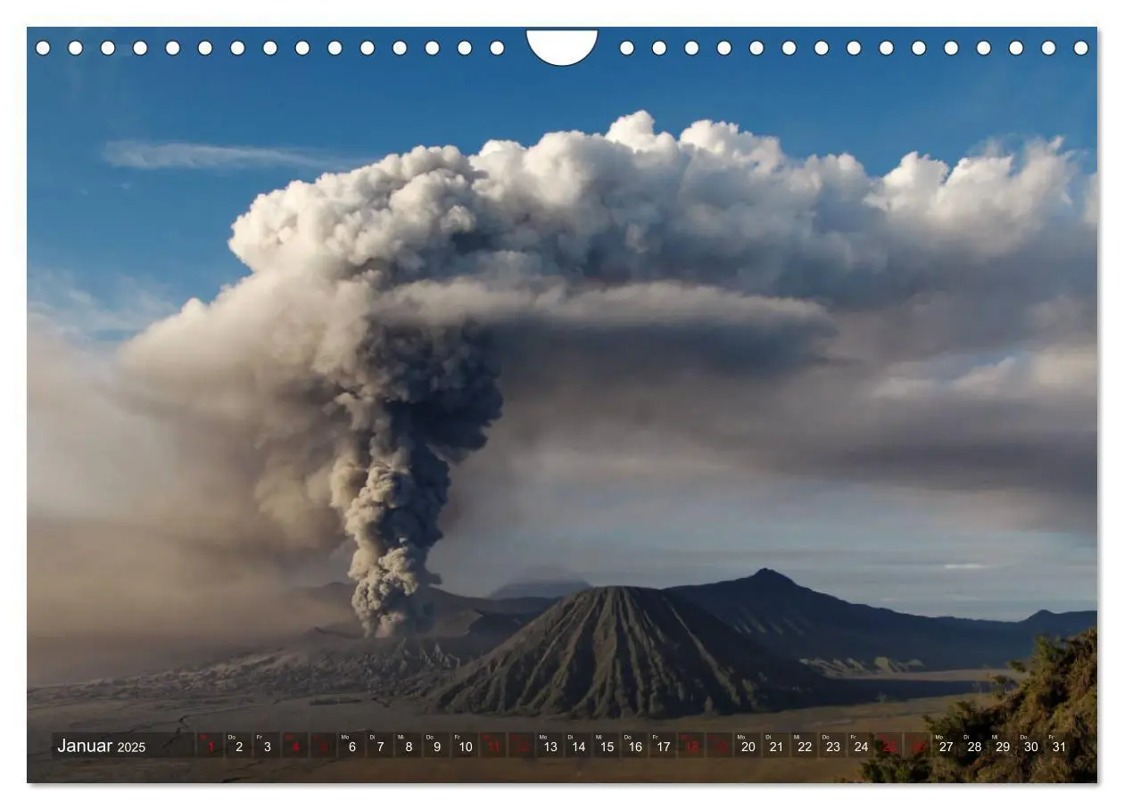 Bild: 9783435436330 | Vulkane - Magma, Lava, Eruptionen (Wandkalender 2025 DIN A4 quer),...