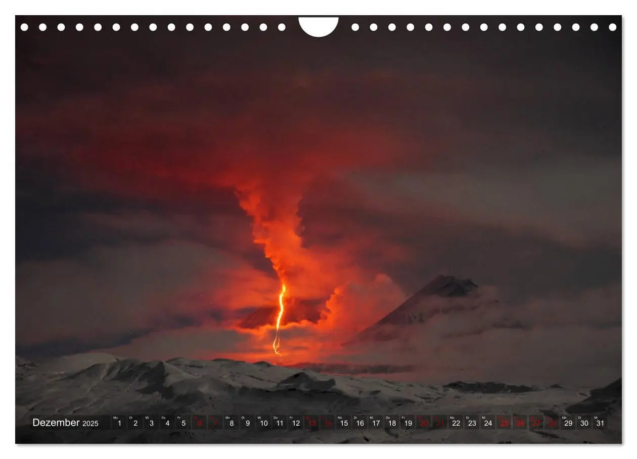Bild: 9783435436330 | Vulkane - Magma, Lava, Eruptionen (Wandkalender 2025 DIN A4 quer),...