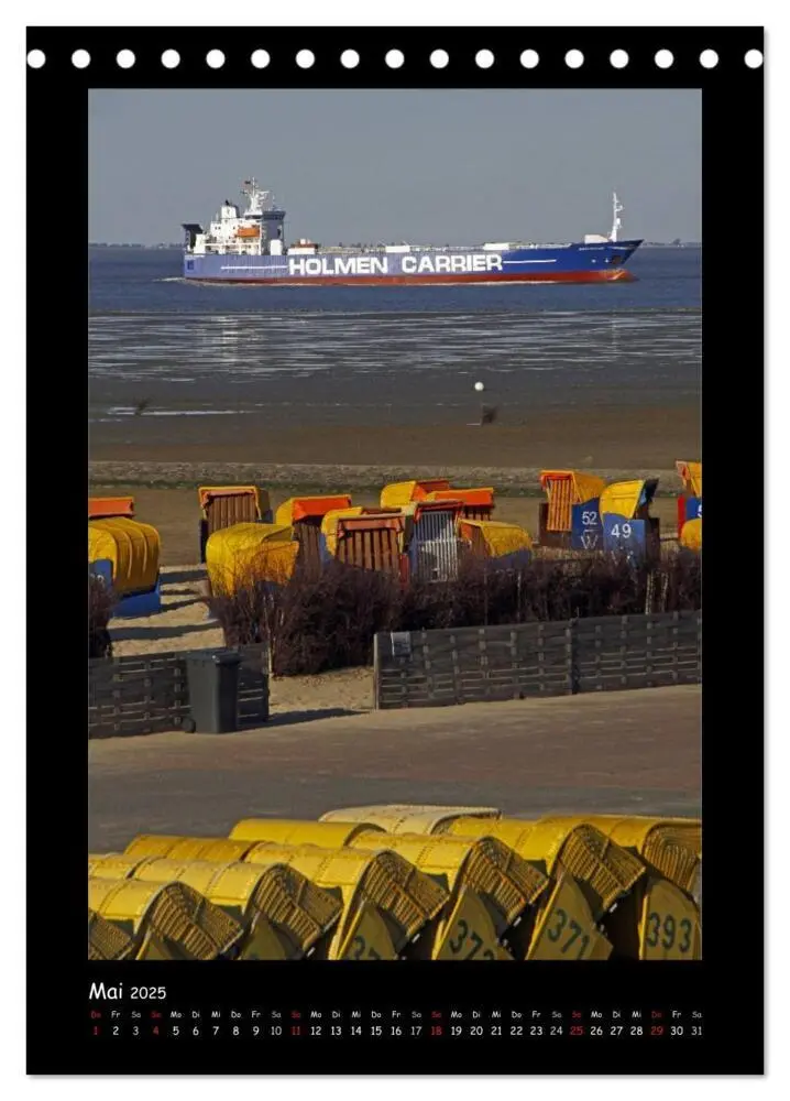 Bild: 9783457076330 | Cuxhaven (Tischkalender 2025 DIN A5 hoch), CALVENDO Monatskalender
