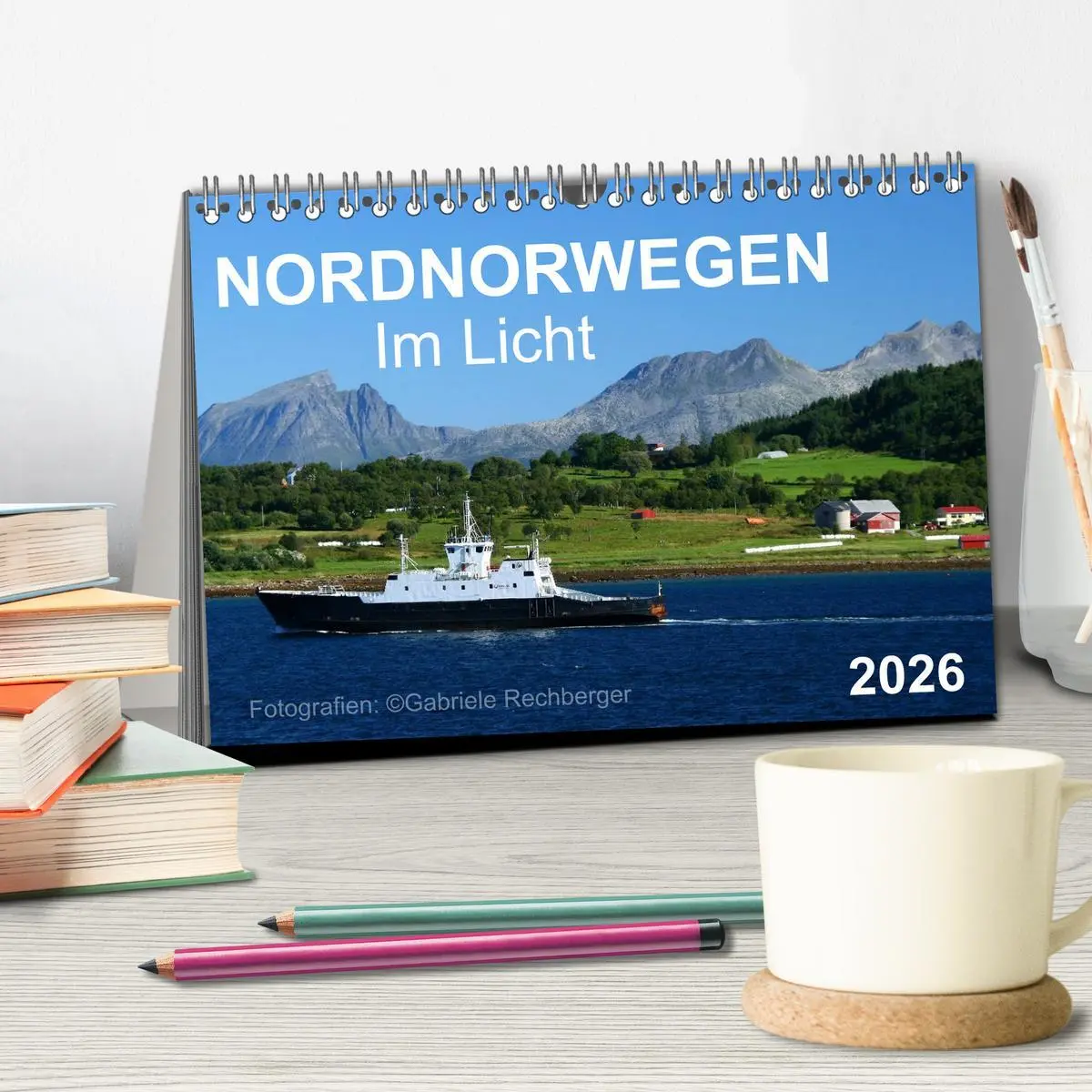 Bild: 9783516096330 | Nordnorwegen im Licht (Tischkalender 2026 DIN A5 quer), CALVENDO...