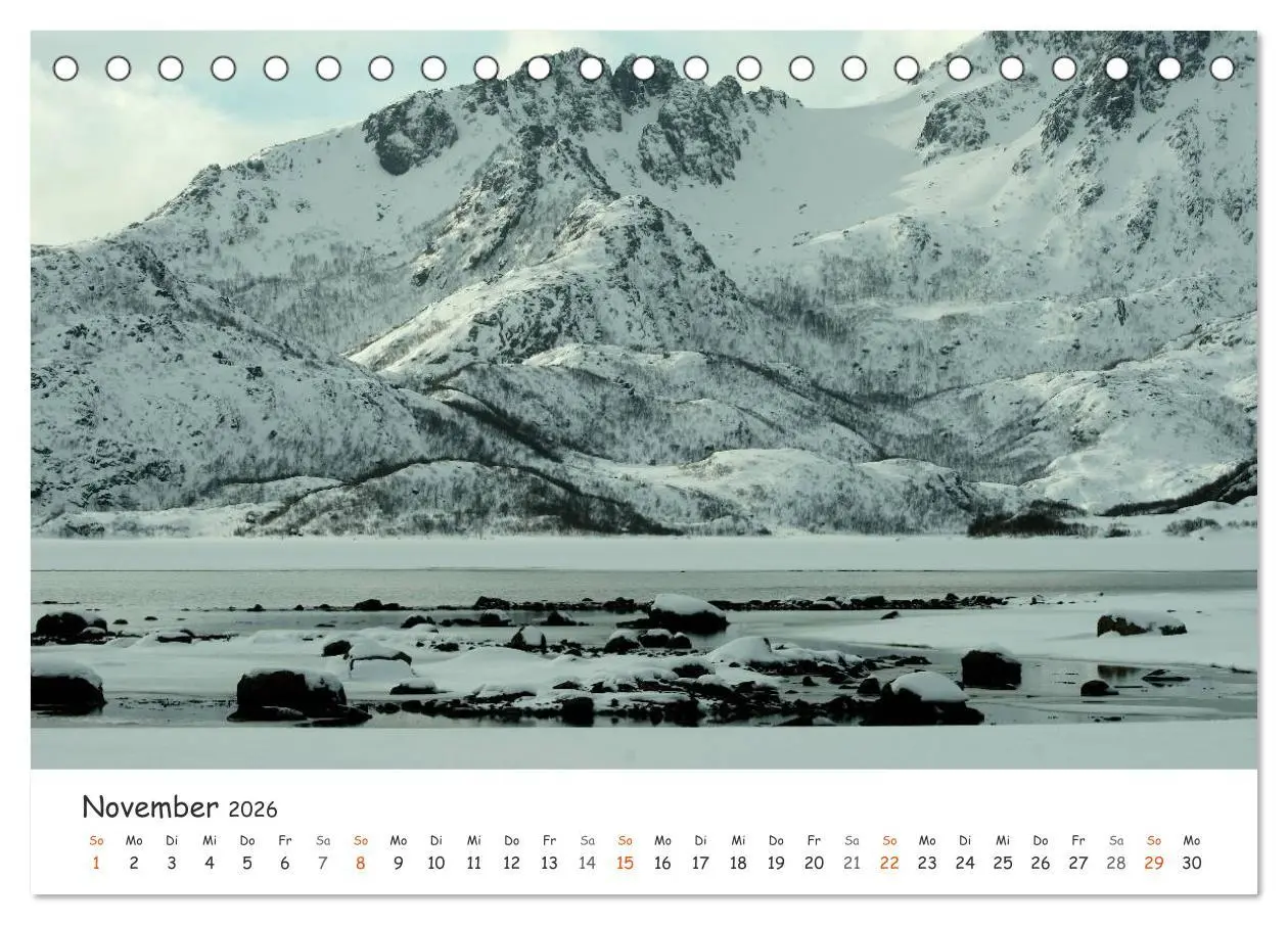 Bild: 9783516096330 | Nordnorwegen im Licht (Tischkalender 2026 DIN A5 quer), CALVENDO...