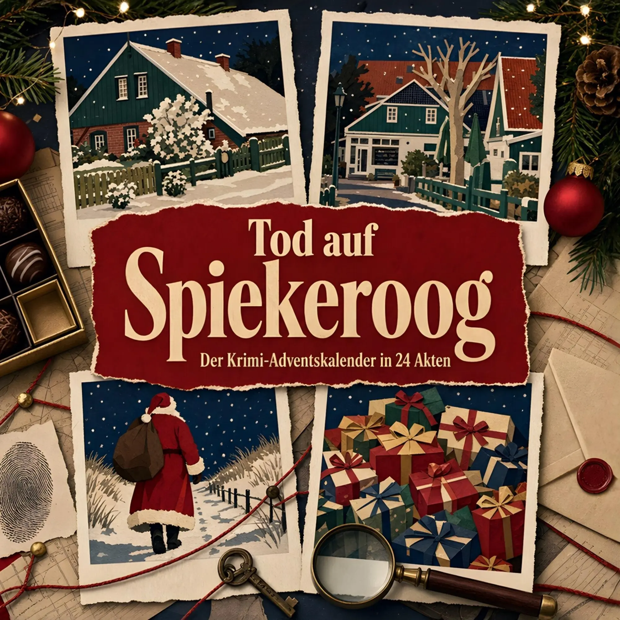 Cover: 9783696116330 | Tod auf Spiekeroog | Der Krimi-Adventskalender in 24 Akten | Günther