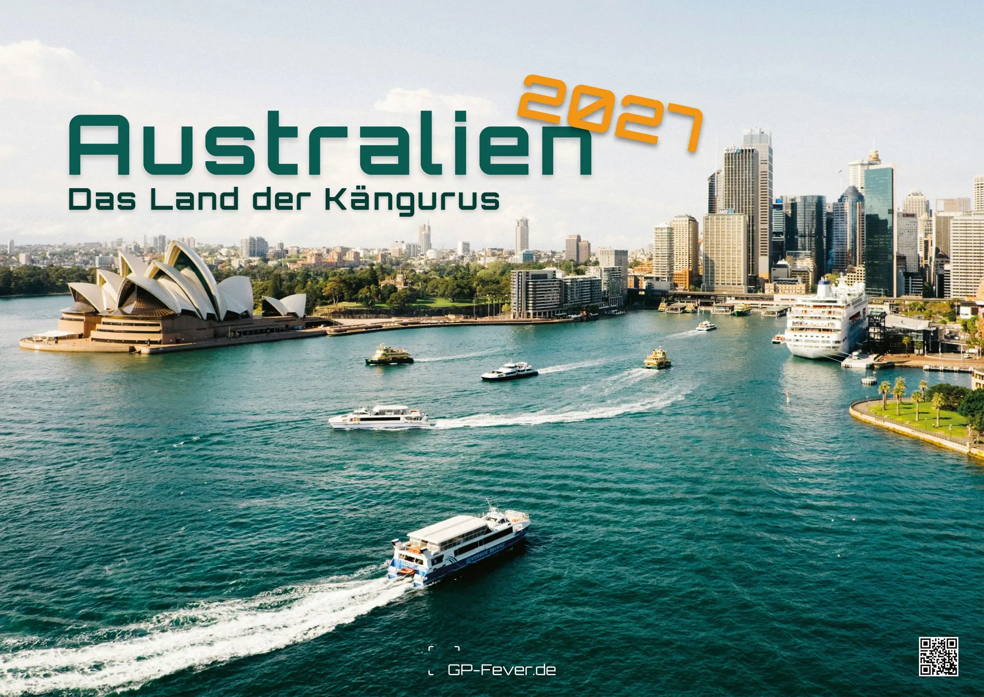 Cover: 9783986736330 | Australien - das Land der Kängurus - 2027 - Kalender DIN A2 | de