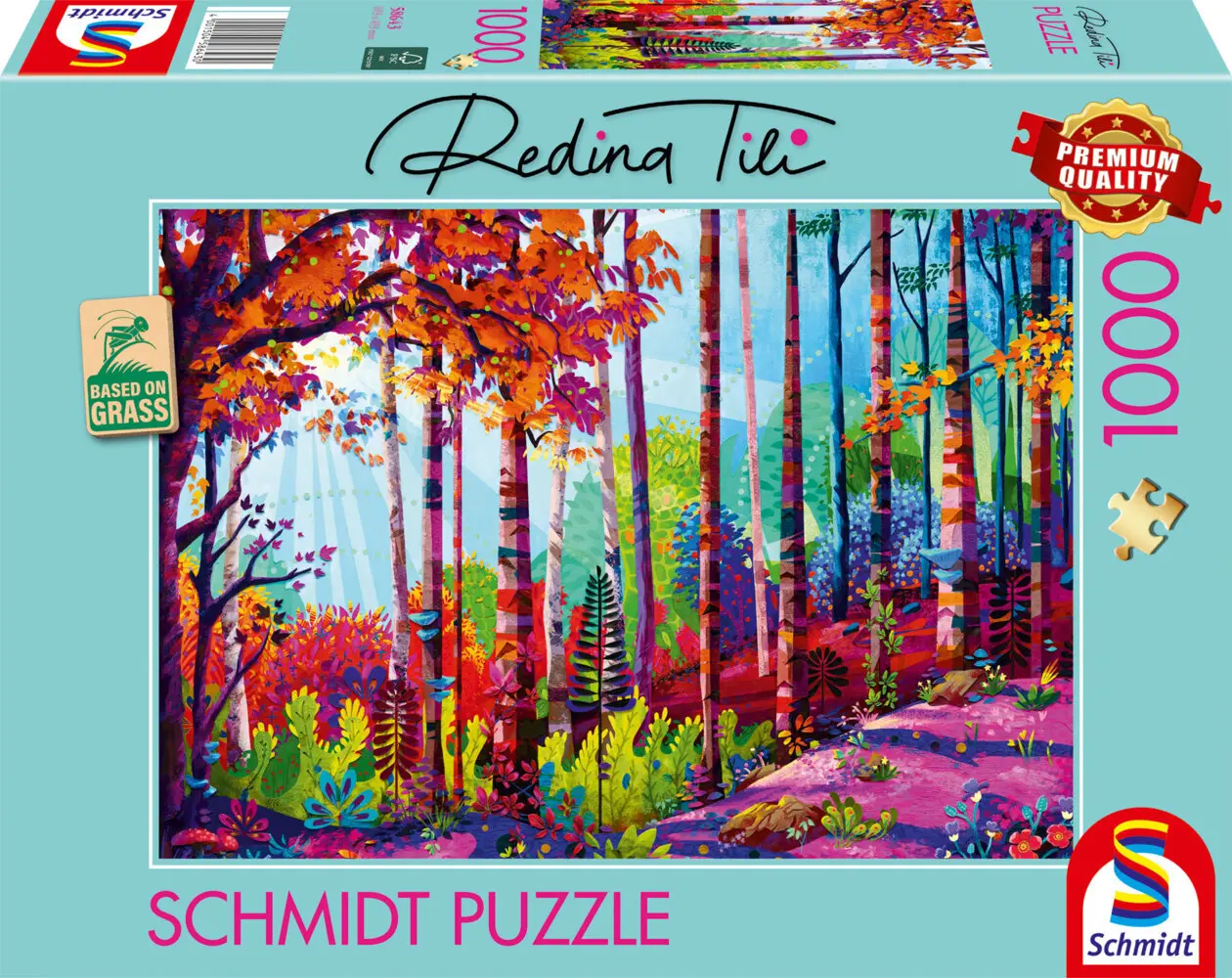 Cover: 4001504586430 | Im Herzen des Waldes | Puzzles Redina Tili 1.000 Teile | Spiel | 58643