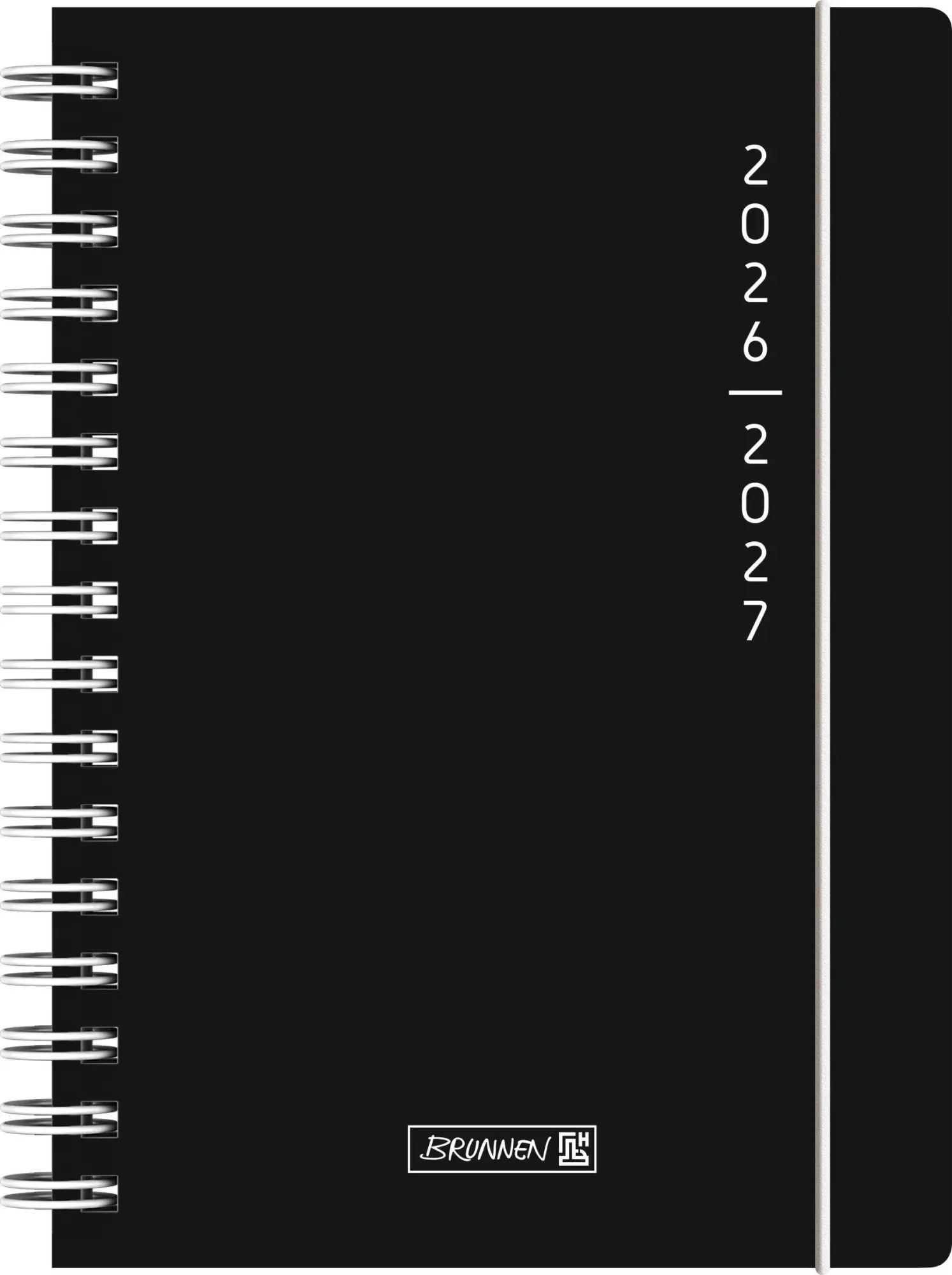 Cover: 4061947156430 | Schülerkalender 2026/2027 "Plain Black" A5, Kunststoff | Buch | 208 S.