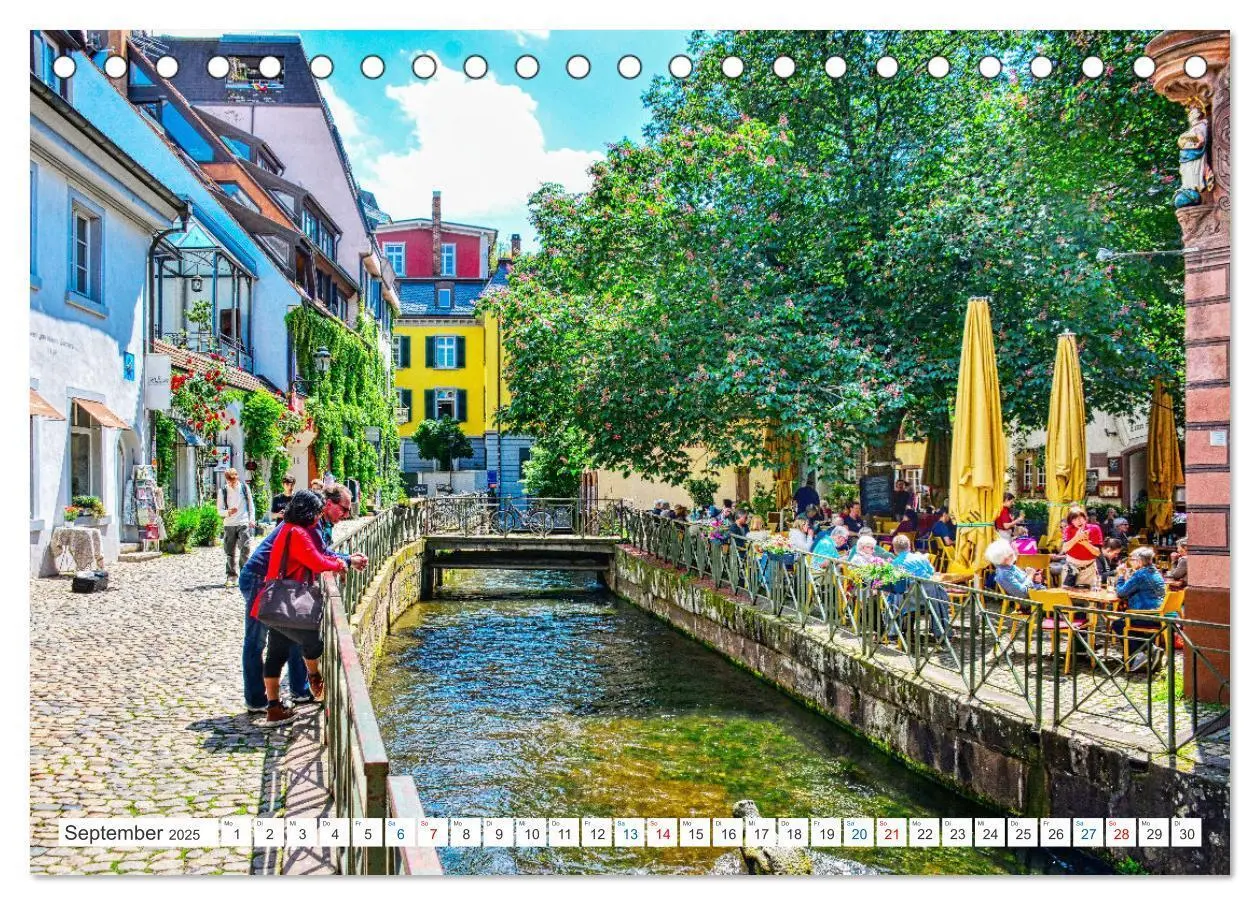 Bild: 9783383886430 | Freiburg - Die entspannte Stadt im Breisgau (Tischkalender 2025 DIN...