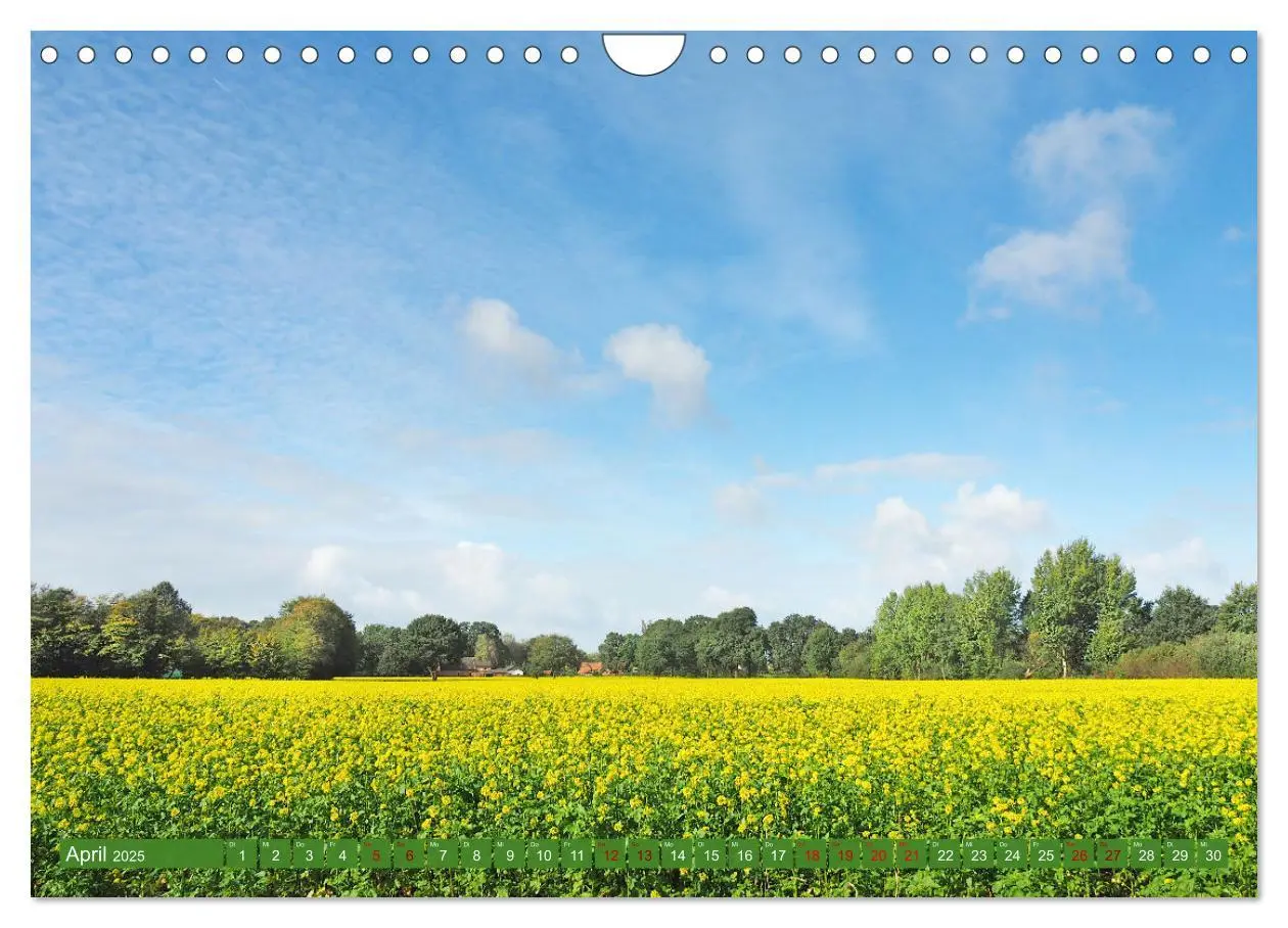 Bild: 9783435046430 | Garbsen, Landschaftsmomente (Wandkalender 2025 DIN A4 quer),...