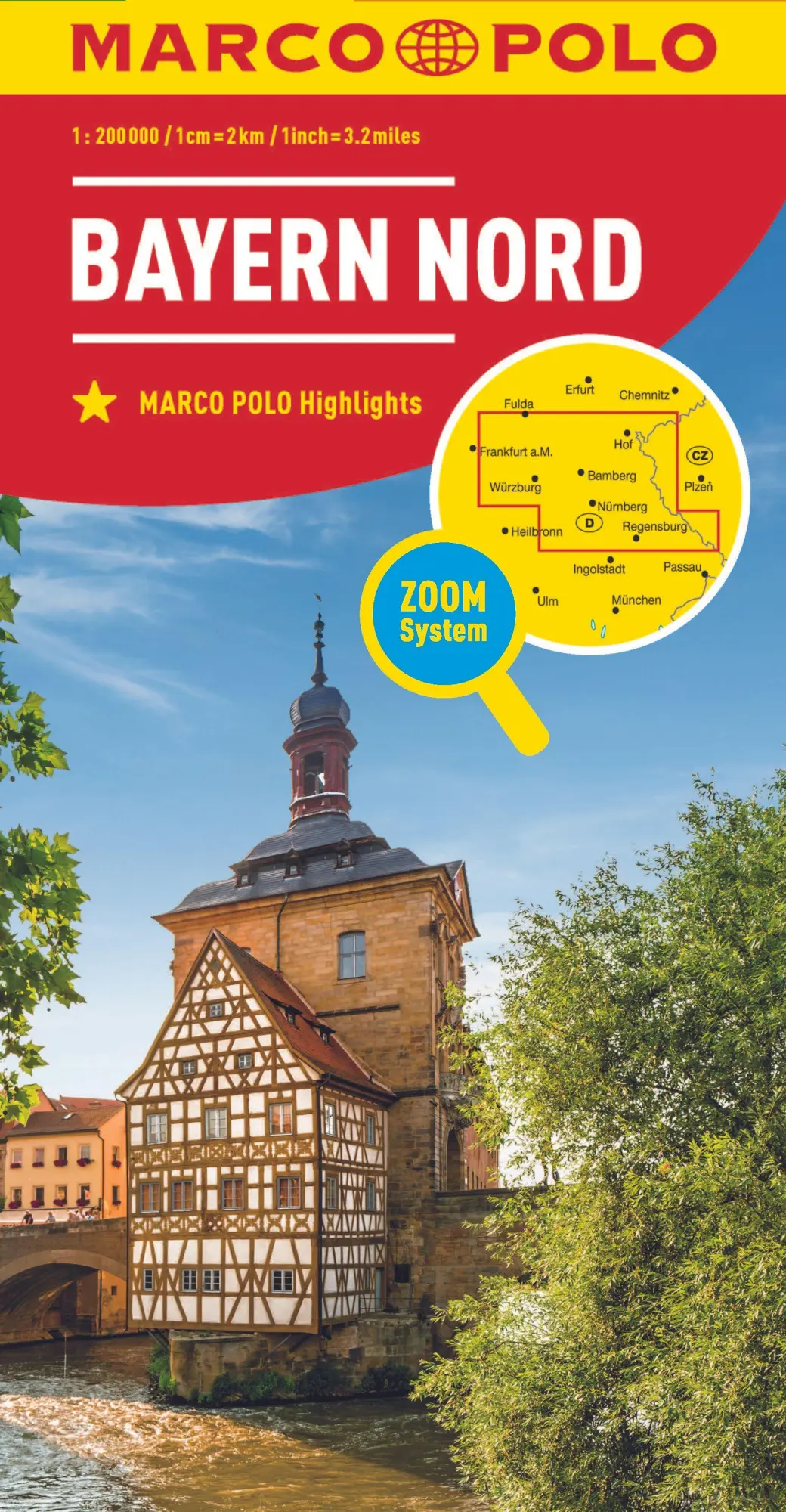 Cover: 9783575016430 | MARCO POLO Regionalkarte Deutschland 12 Bayern Nord 1:200.000 | 112 S.