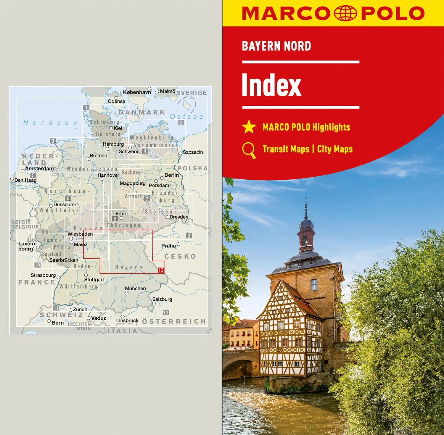 Bild: 9783575016430 | MARCO POLO Regionalkarte Deutschland 12 Bayern Nord 1:200.000 | 112 S.