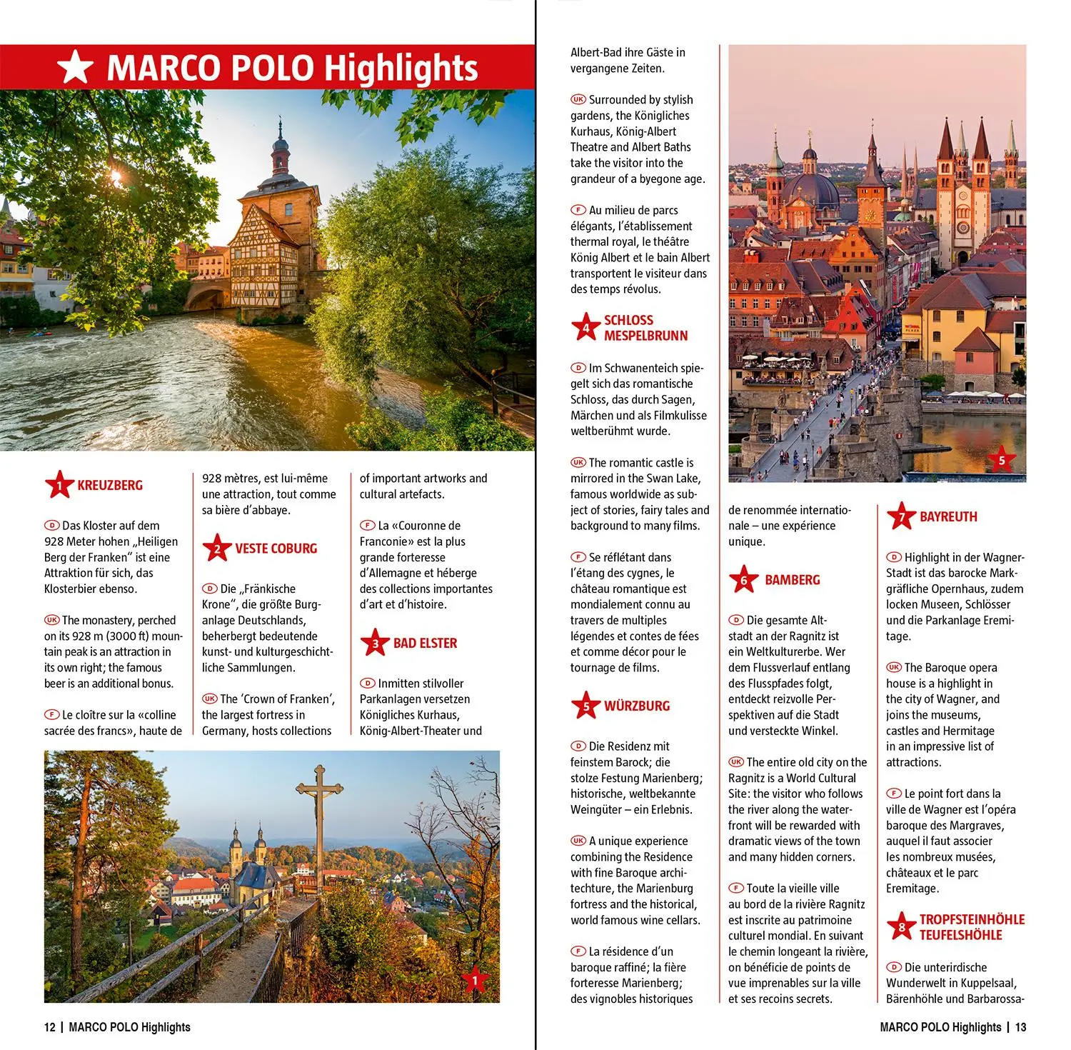 Bild: 9783575016430 | MARCO POLO Regionalkarte Deutschland 12 Bayern Nord 1:200.000 | 112 S.