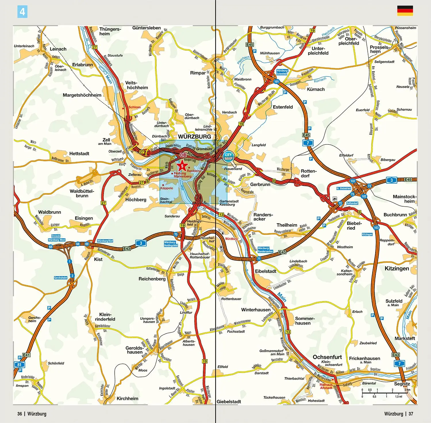 Bild: 9783575016430 | MARCO POLO Regionalkarte Deutschland 12 Bayern Nord 1:200.000 | 112 S.