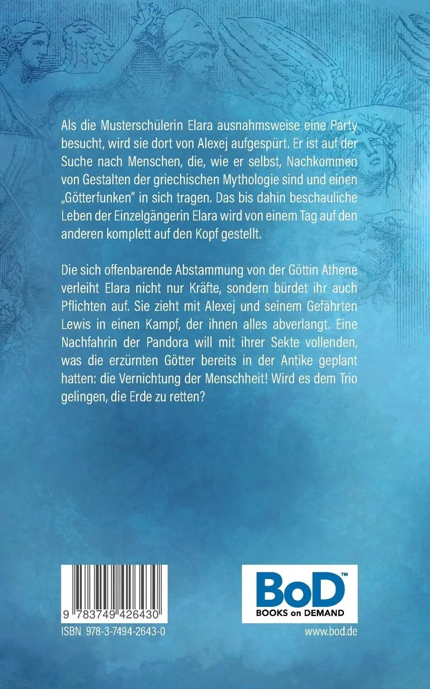 Rückseite: 9783749426430 | Ein Funken Göttlichkeit - Die Chronik der Scian | Lina M. Stiegemeyer