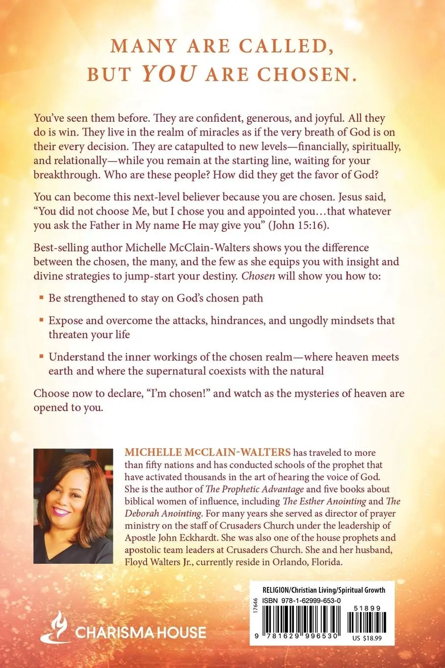 Rückseite: 9781629996530 | Chosen: Appointed for Favor, Destined for Greatness | McClain-Walters