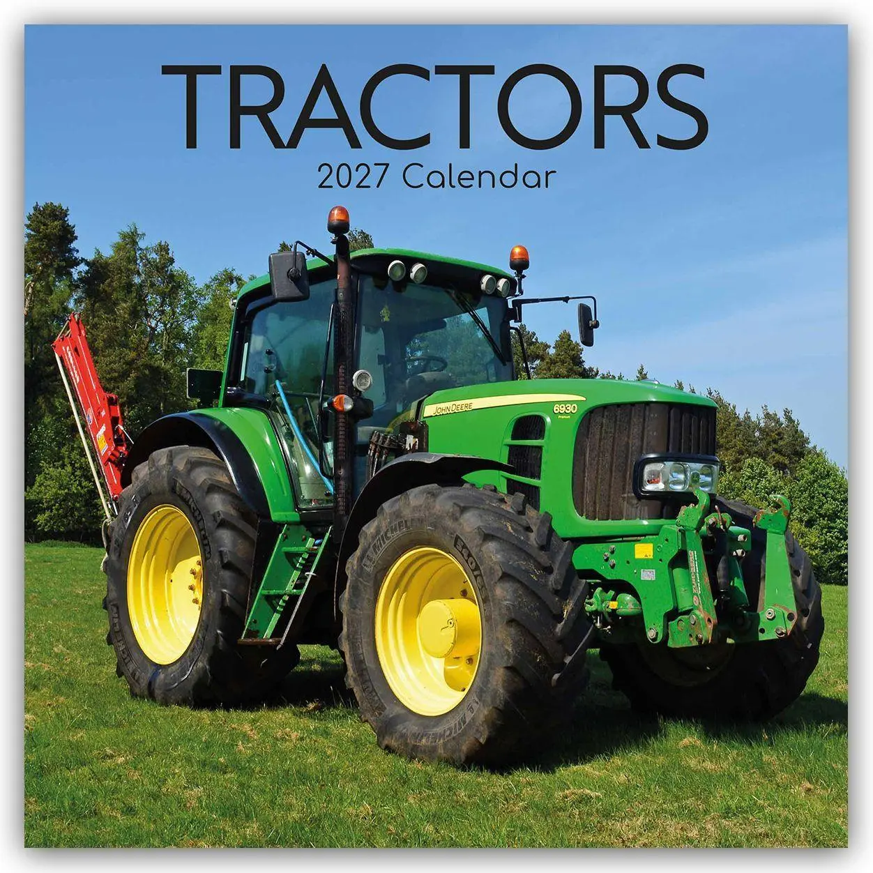 Tractors - Traktoren 2027 - 16-Monatskalender