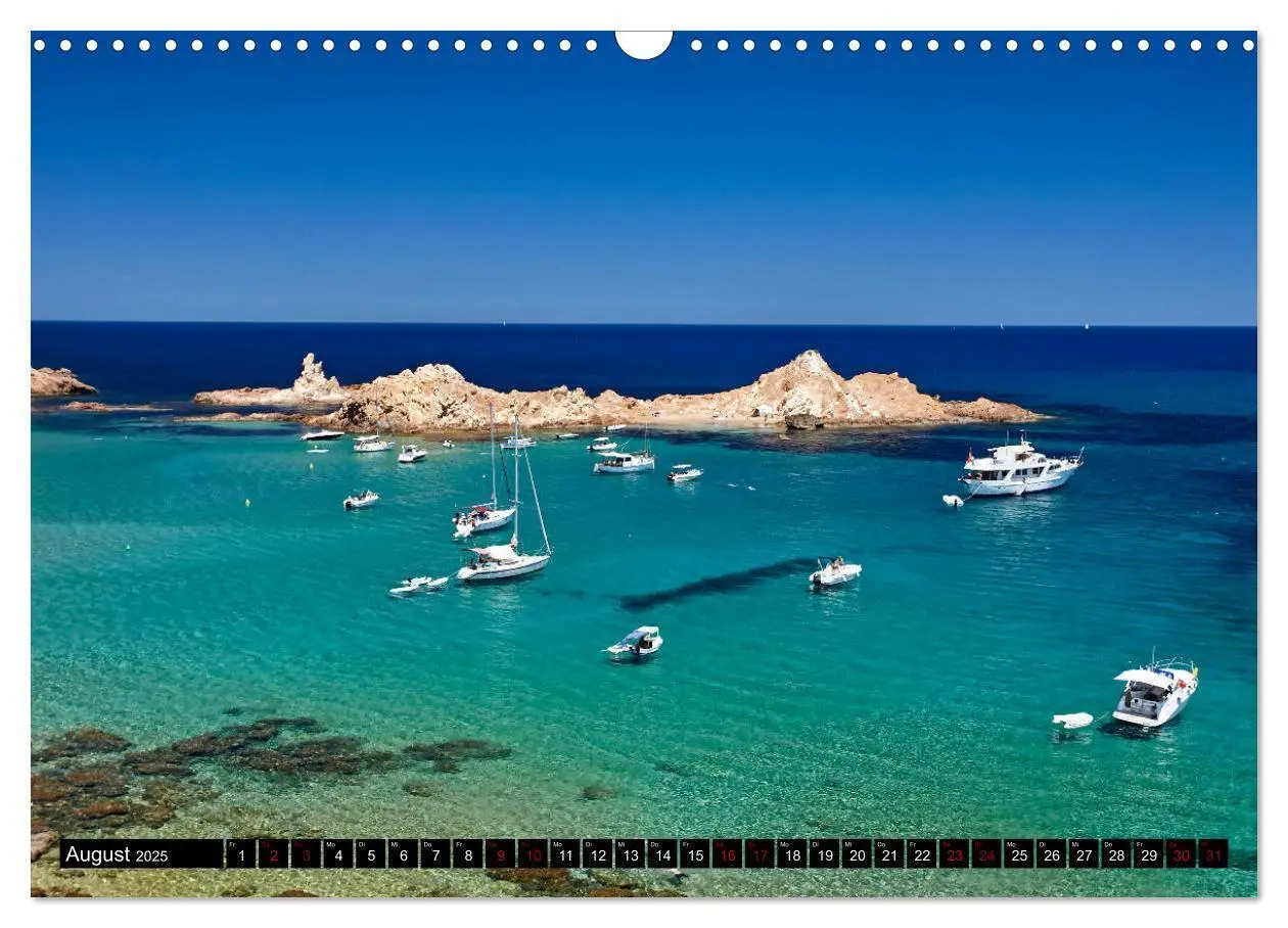 Bild: 9783435346530 | MENORCA - Die sanfte Perle (Wandkalender 2025 DIN A3 quer),...