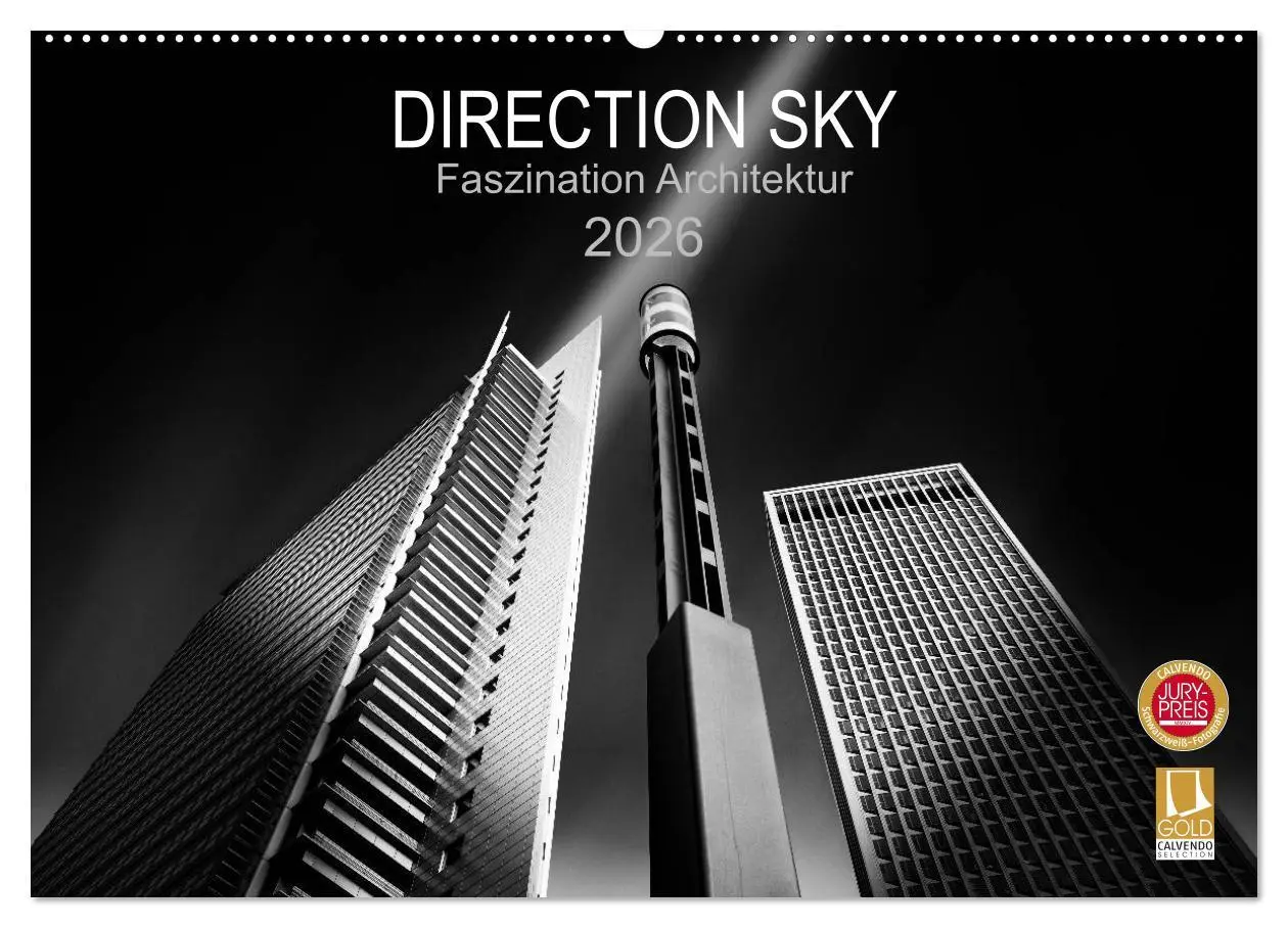Cover: 9783516076530 | Direction Sky - Faszination Architektur 2026 (Wandkalender 2026 DIN...