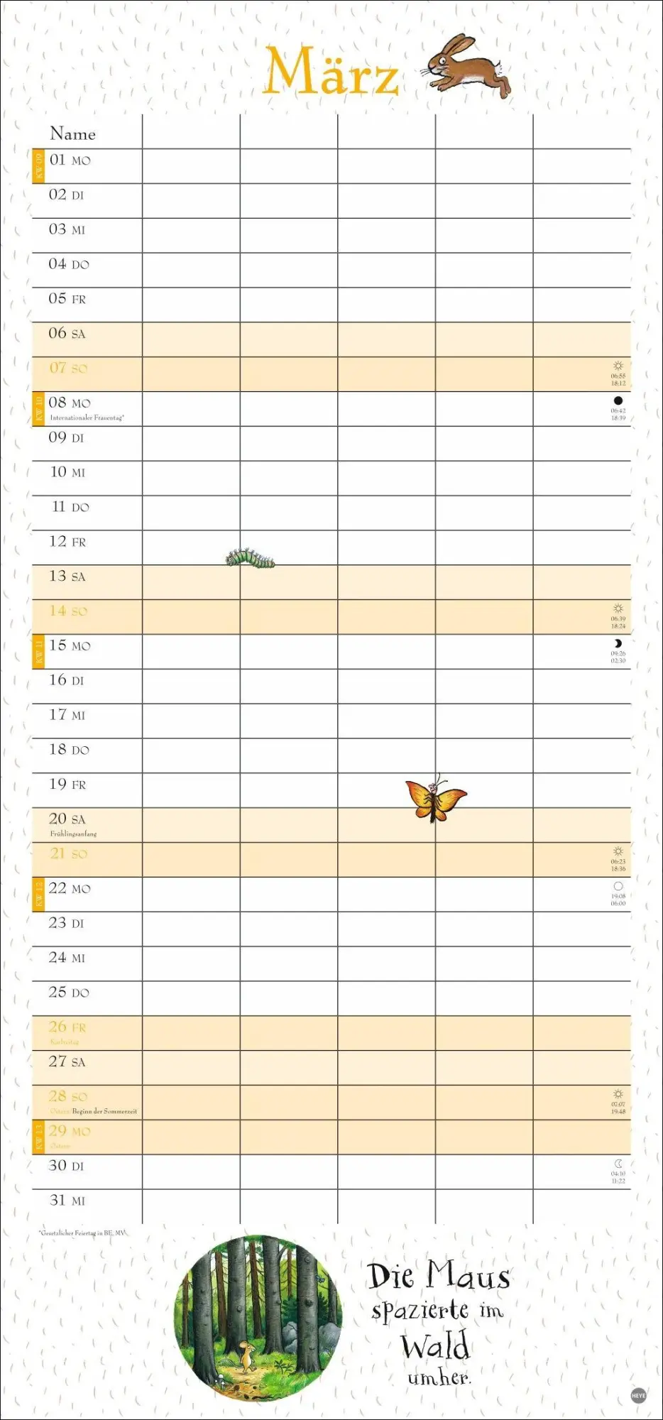 Bild: 9783756416530 | Der Grüffelo Familienplaner 2027 | Julia Donaldson | Kalender | 15 S.