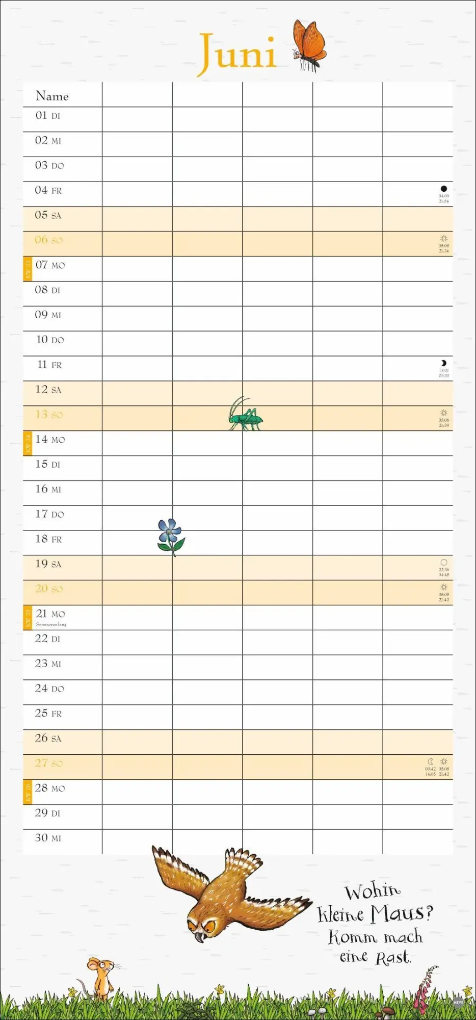 Bild: 9783756416530 | Der Grüffelo Familienplaner 2027 | Julia Donaldson | Kalender | 15 S.
