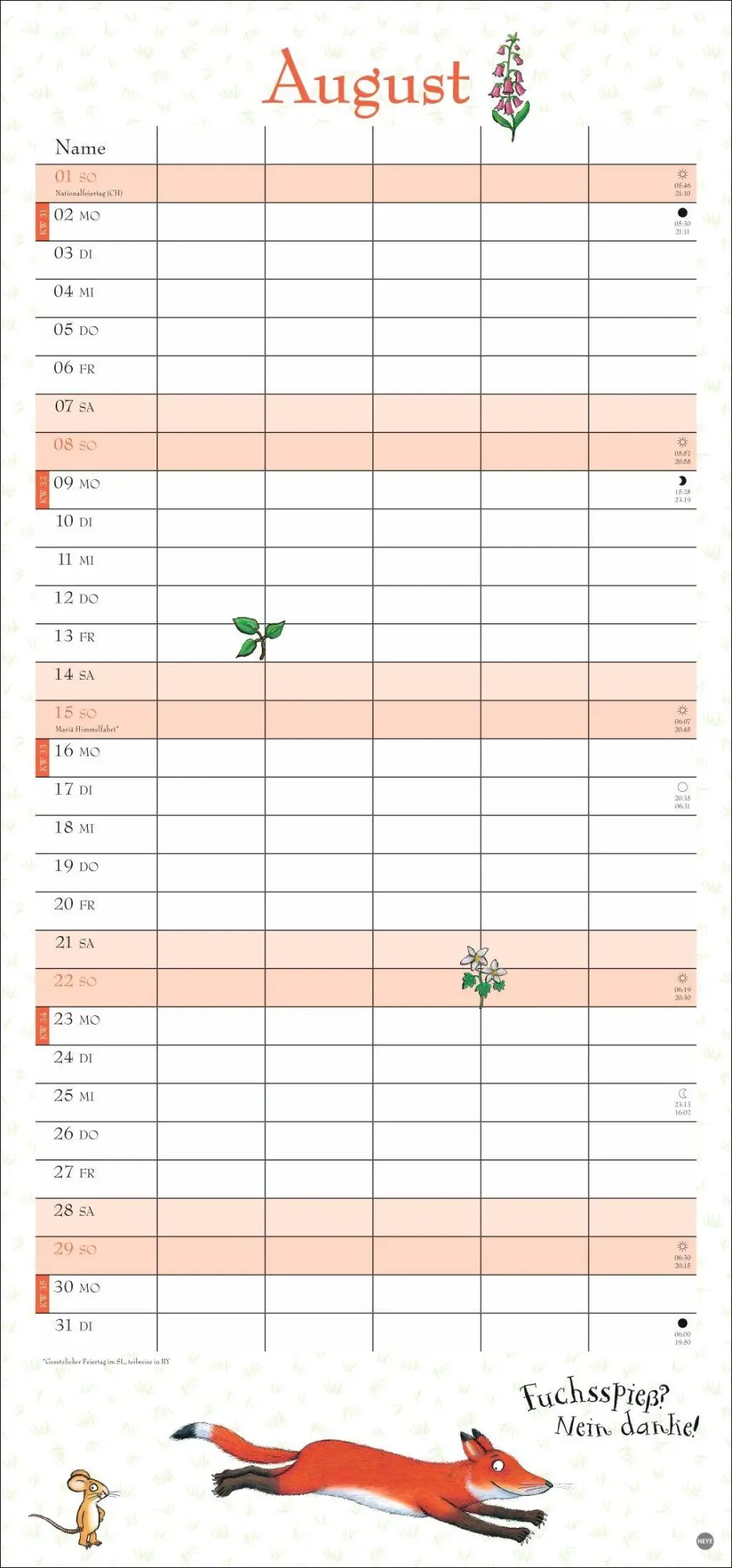 Bild: 9783756416530 | Der Grüffelo Familienplaner 2027 | Julia Donaldson | Kalender | 15 S.