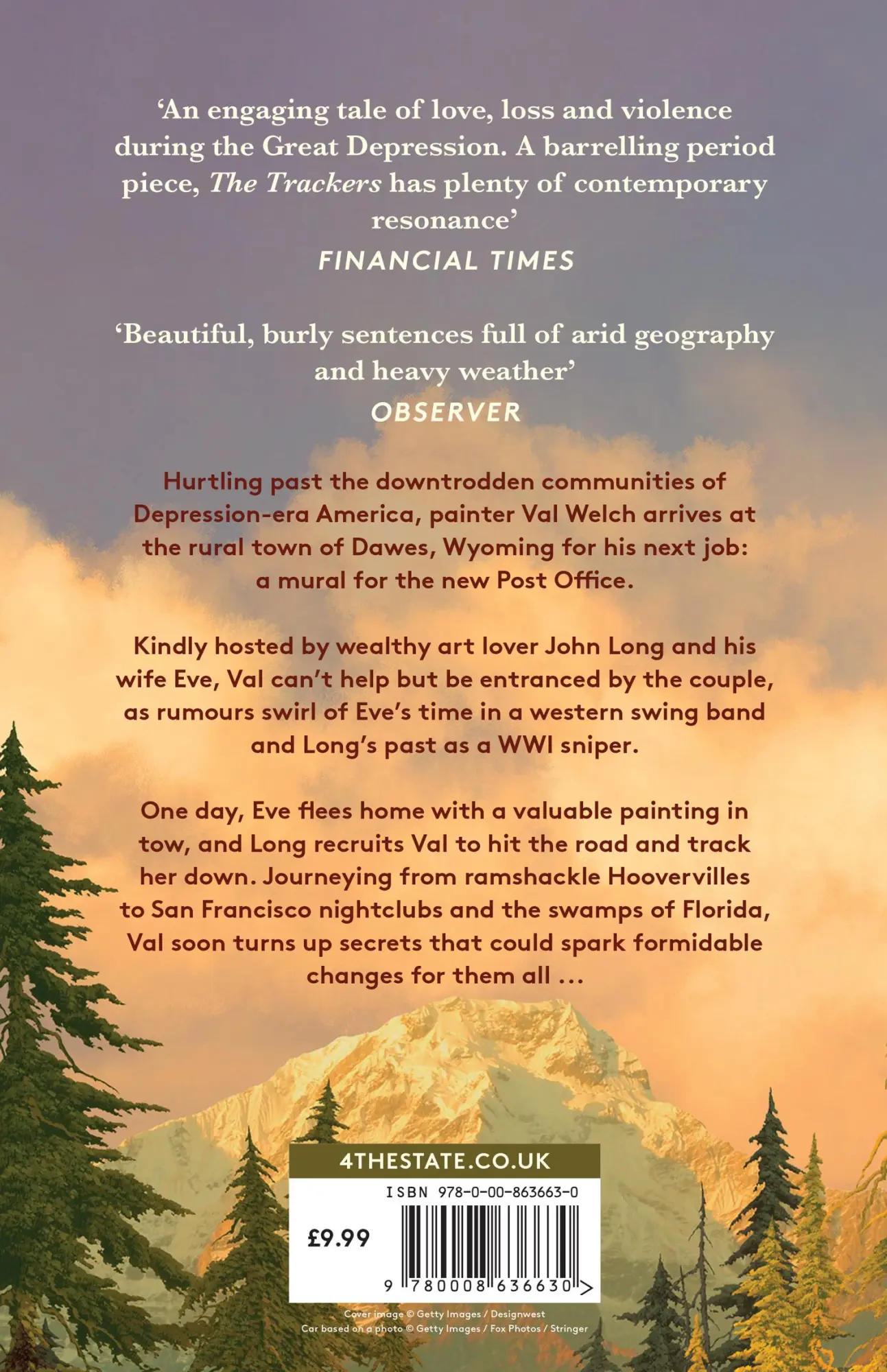 Rückseite: 9780008636630 | The Trackers | Charles Frazier | Taschenbuch | 336 S. | Englisch