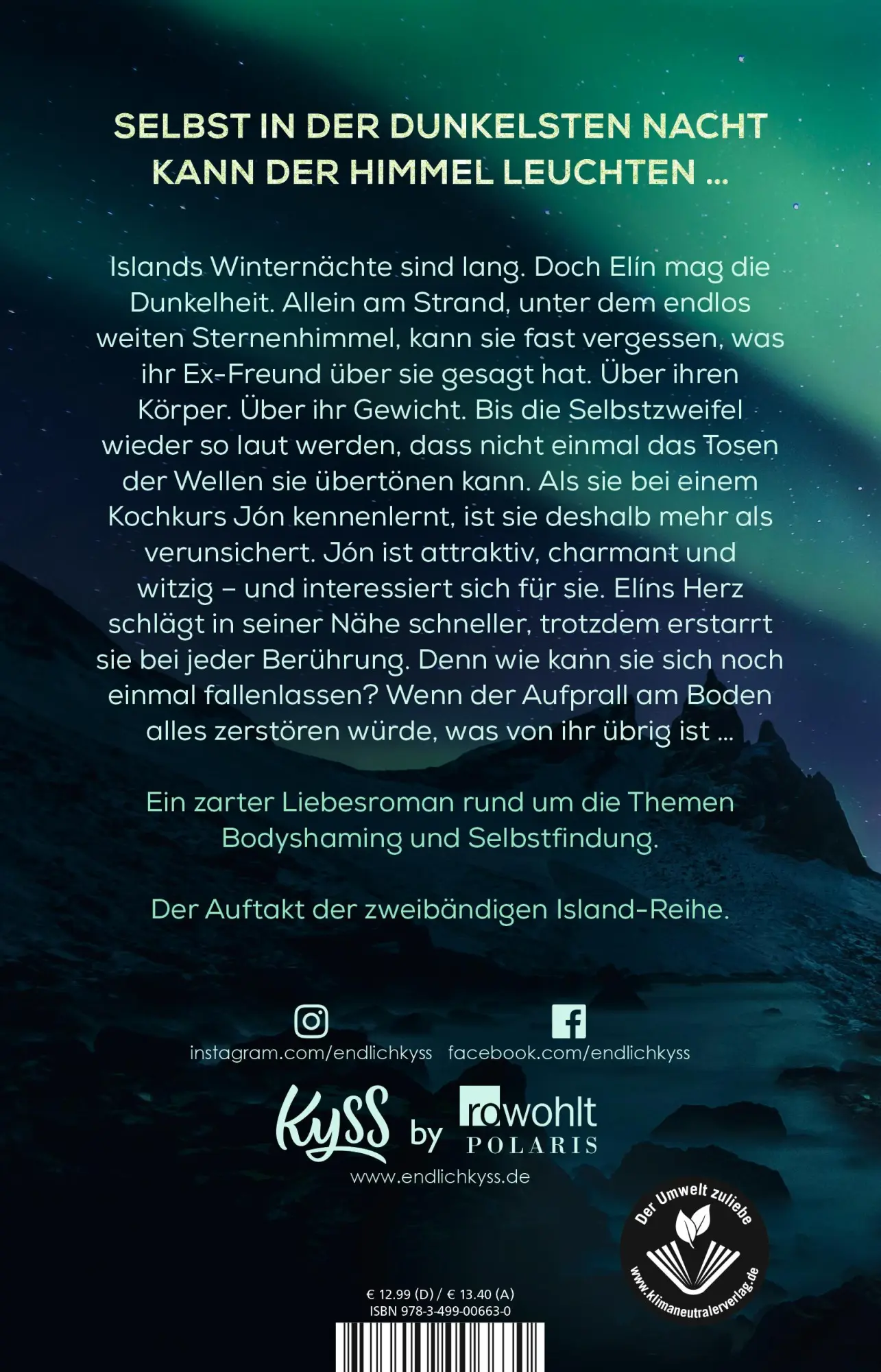 Rückseite: 9783499006630 | The Sky in your Eyes | Kira Mohn | Taschenbuch | Island-Reihe | 336 S.