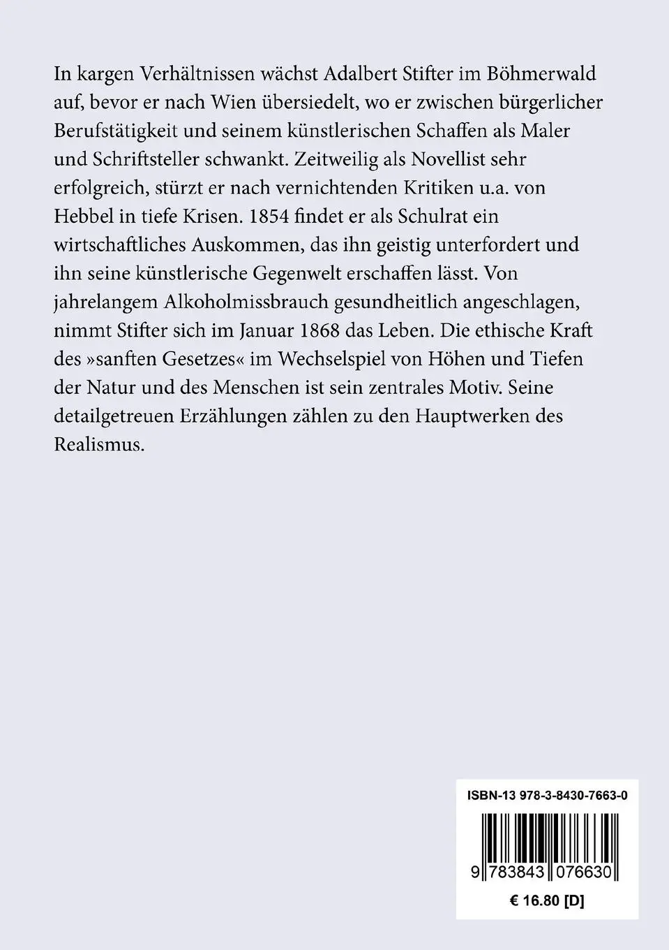 Rückseite: 9783843076630 | Witiko | Historischer Roman | Adalbert Stifter | Taschenbuch | 764 S.