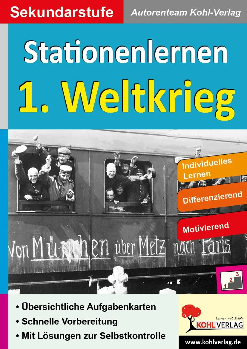 Cover: 9783956866630 | Kohls Stationenlernen 1. Weltkrieg | Autorenteam Kohl-Verlag | Buch