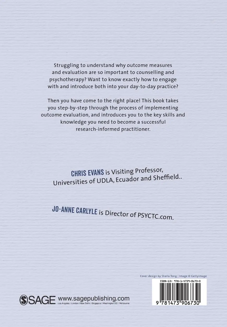 Rückseite: 9781473906730 | Outcome Measures and Evaluation in Counselling and Psychotherapy