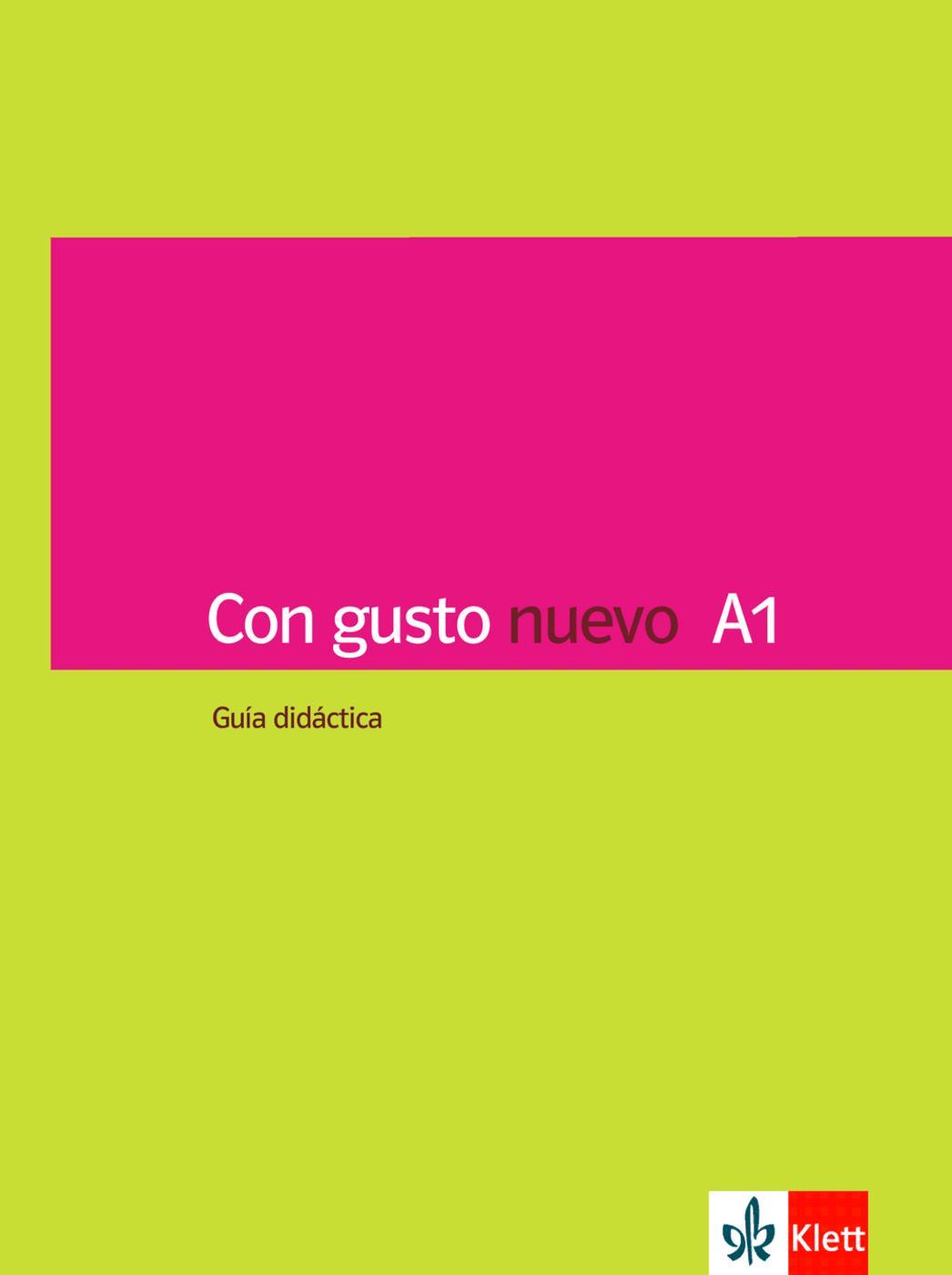 Cover: 9783125146730 | Con gusto nuevo A1. Guía didáctica | Gutiérrez | Taschenbuch | 120 S.