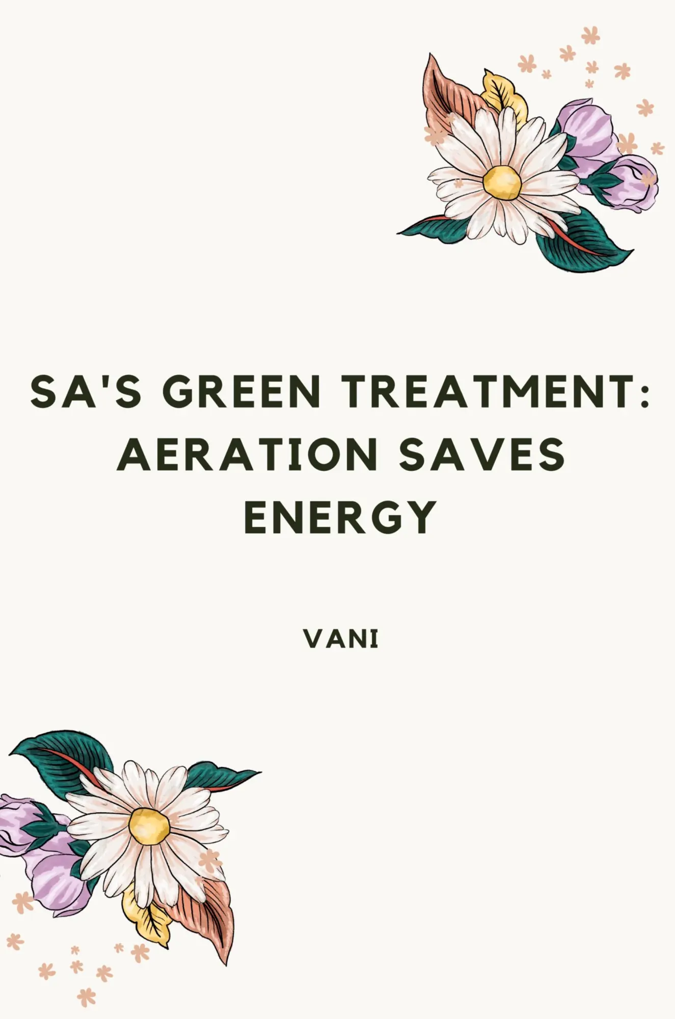 SAs Green Treatment Aeration Saves Energy - Vani Kartoniert (TB)
