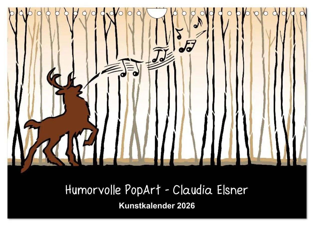 Cover: 9783516056730 | Humorvolle PopArt - Kunstkalender von Claudia Elsner (Wandkalender...